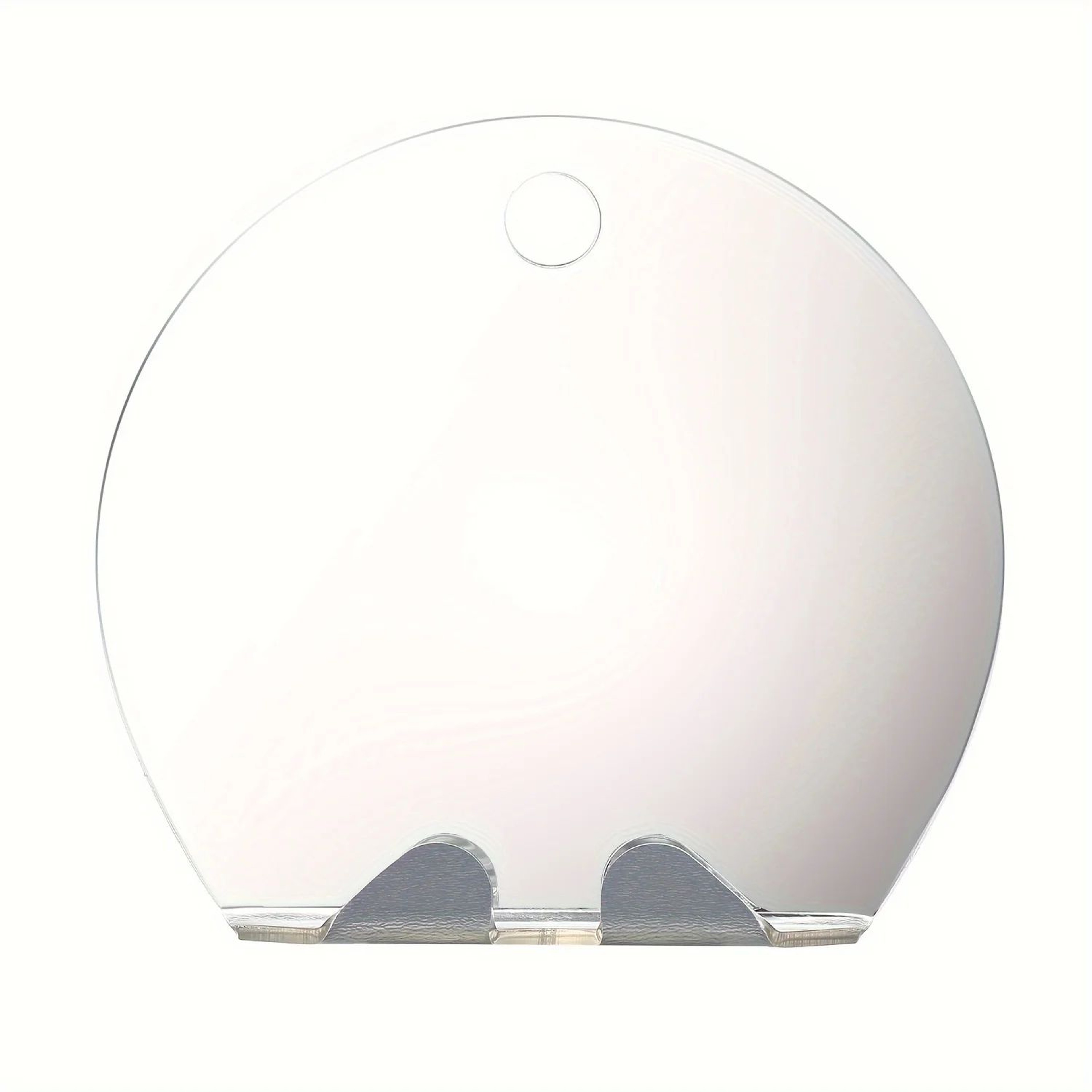 Portable FogFree Shower Mirror  6 In Handheld Rectangle Shaving Makeup Beard Grooming Bathroom Trav 6