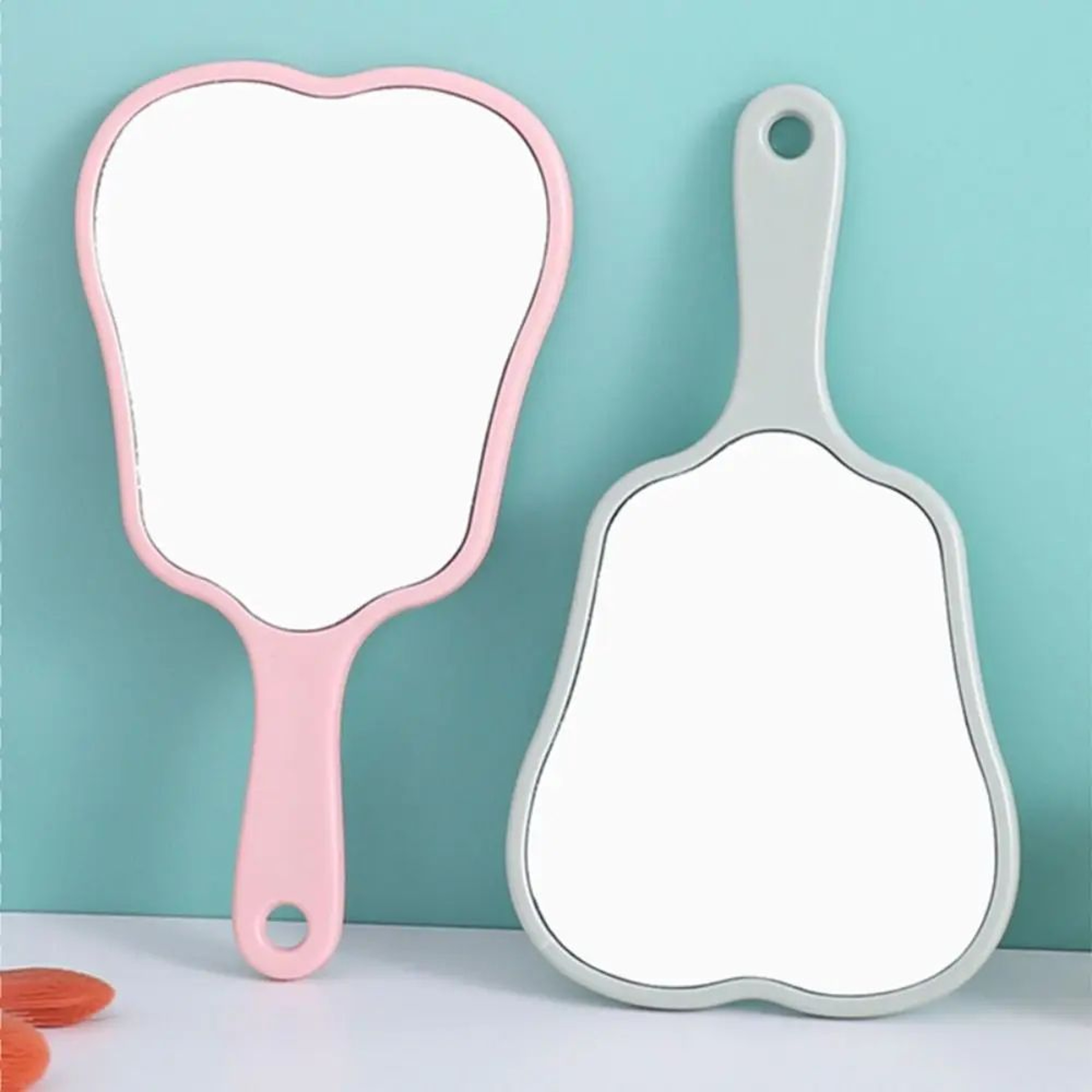 Portable Dental Makeup Mirror  Compact Handheld Cosmetic Mirror With Cute Tooth Shape For Travel 1
