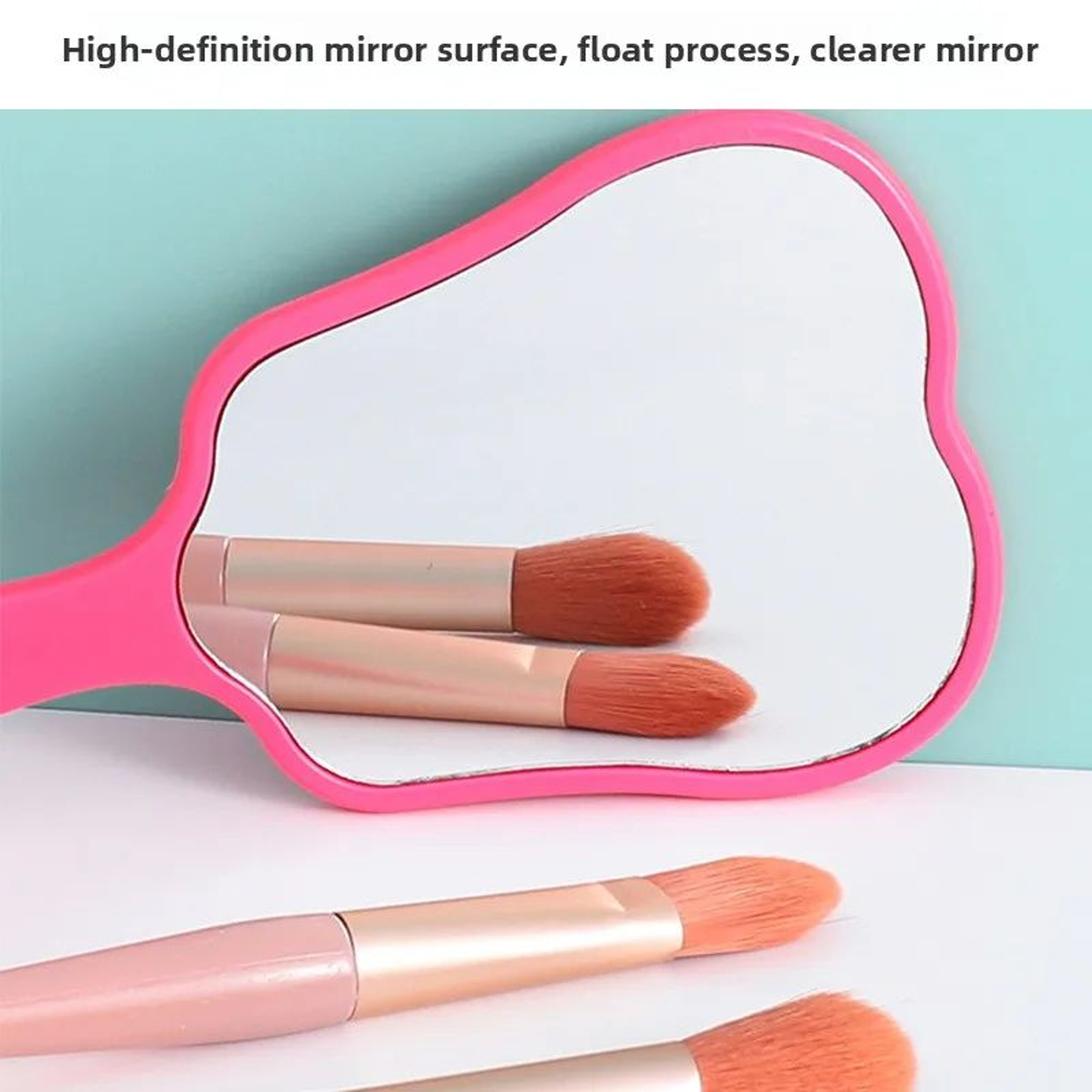 Tooth Shaped Handheld Mirror  Lightweight 335 X 630 In Portable Dental Makeup Mirror For Women Dent 3