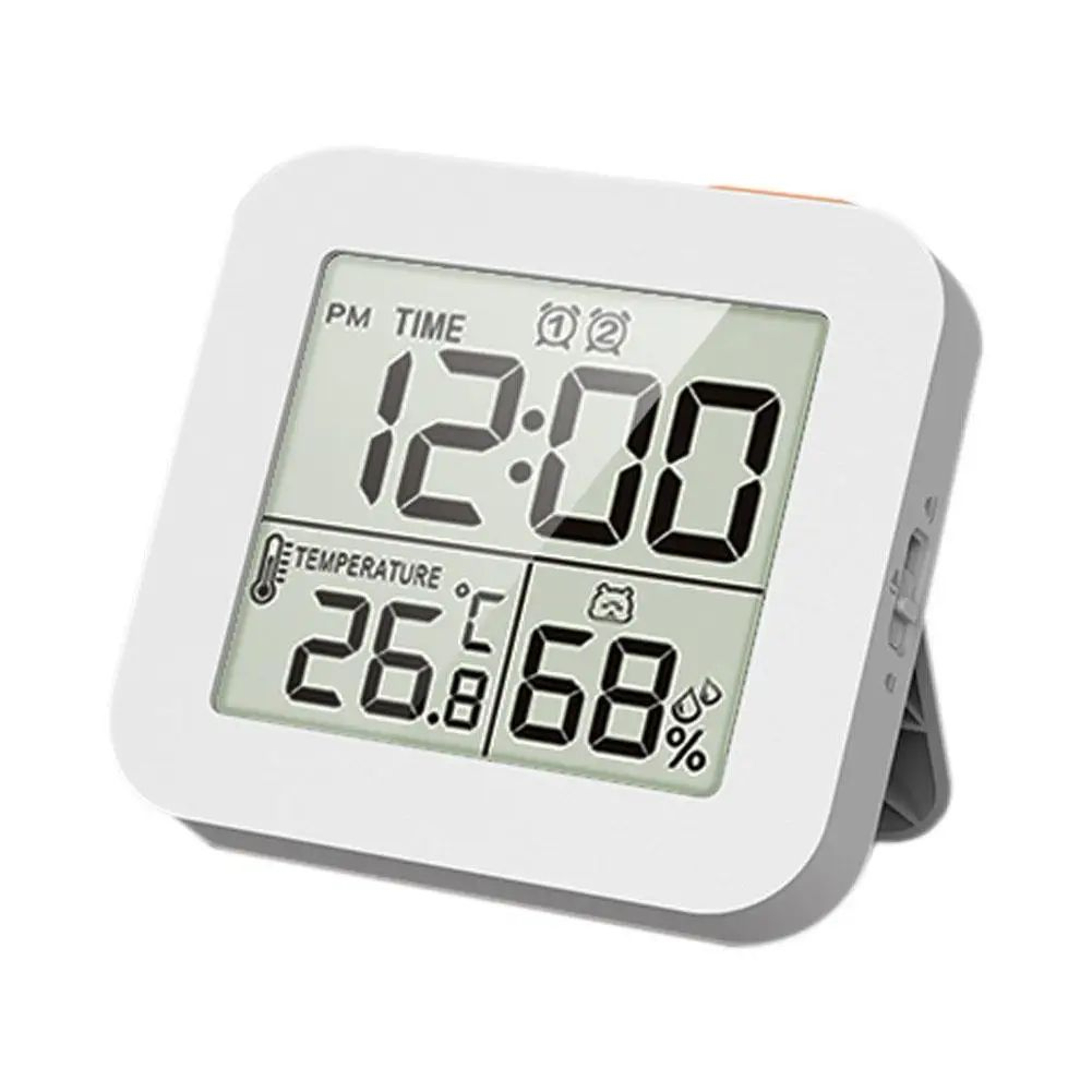 Waterproof Digital Shower Clock  LCD Bathroom Timer With Temperature Humidity Display Suction Cup   1