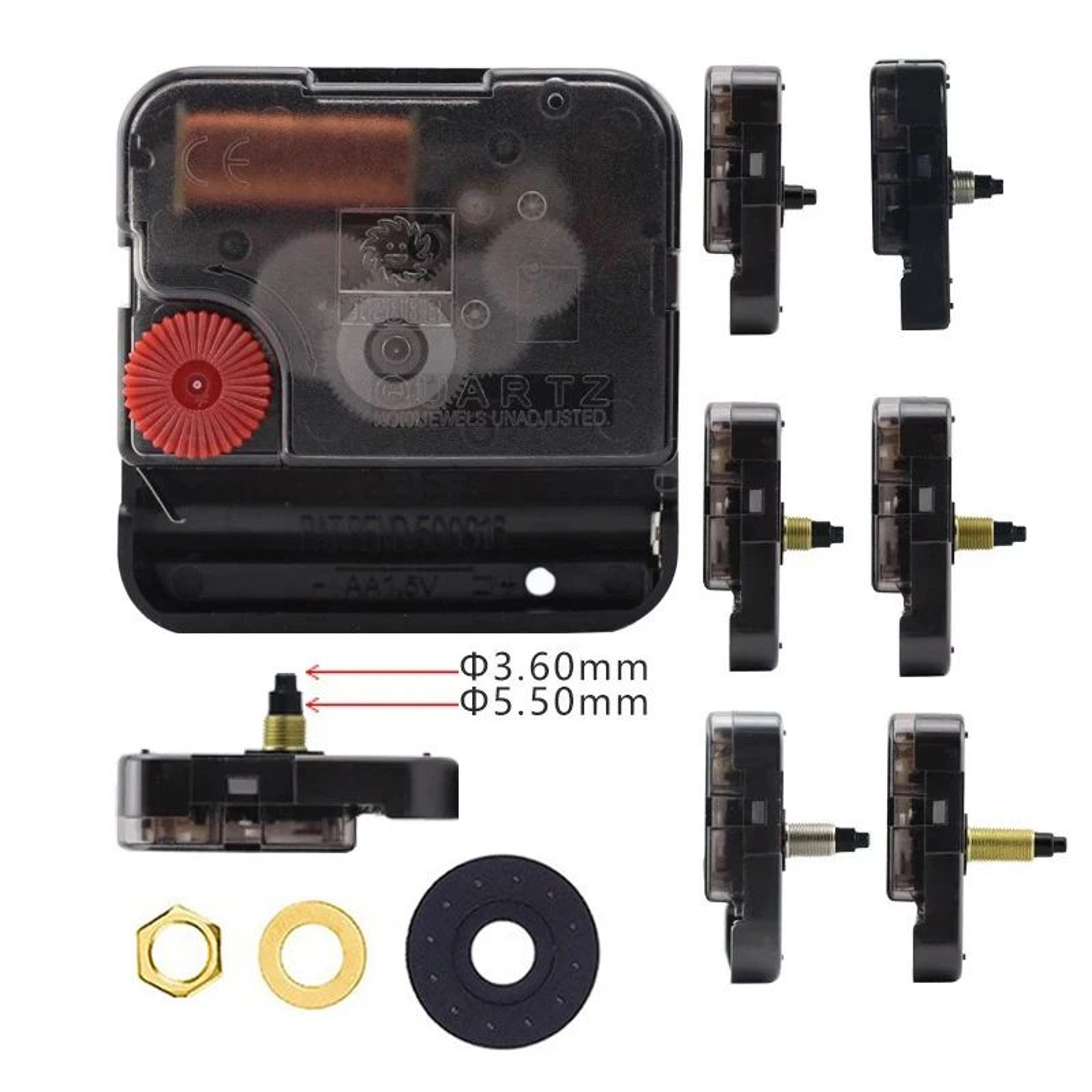 Silent Sweep Quartz Wall Clock Movement  12888 Replacement Mechanism For DIY Clocks With 3 Hand 12