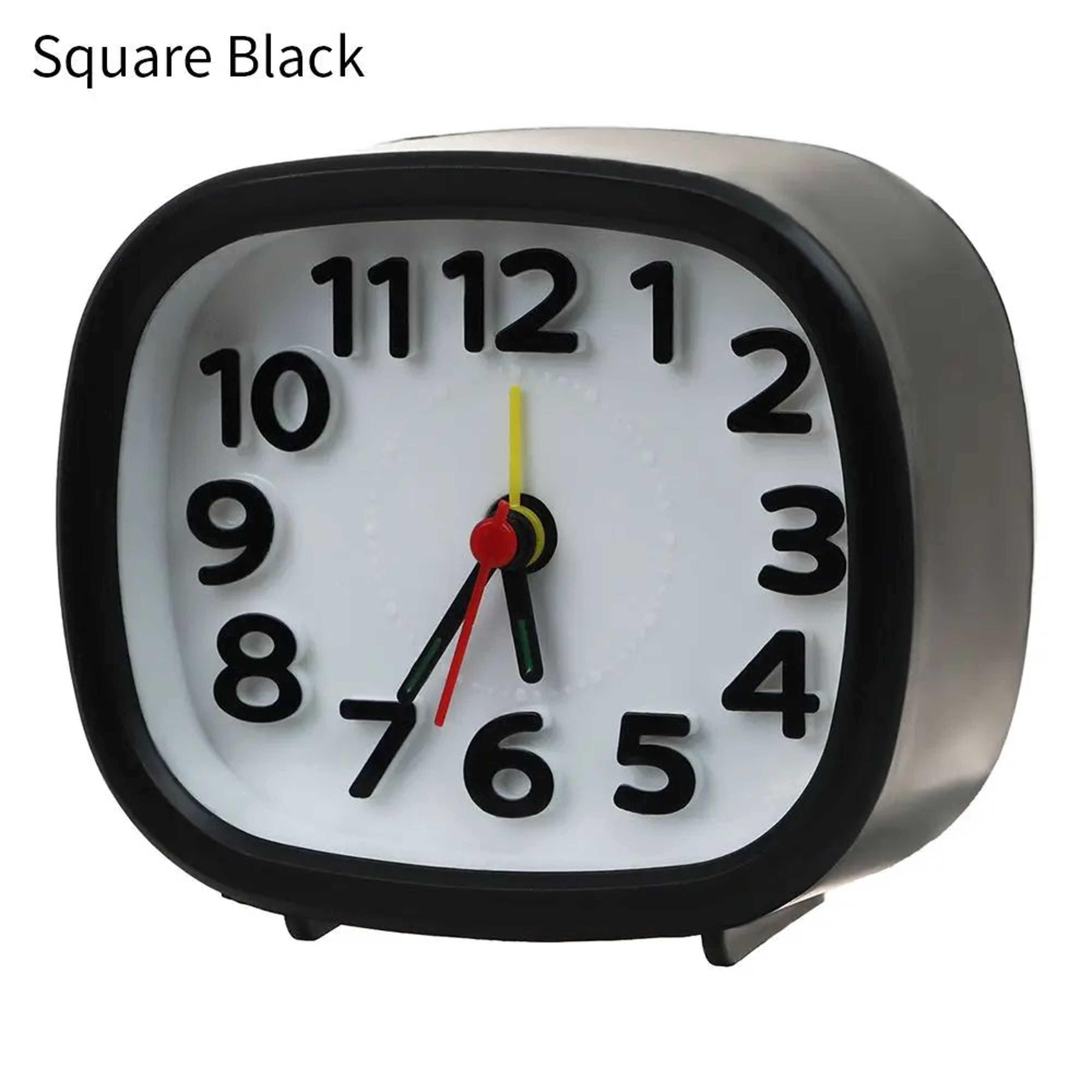 Quiet Quartz Bedside Alarm Clock  Compact No Tick Number Clock For Bedroom Desk Shelf  Home Decor B 8