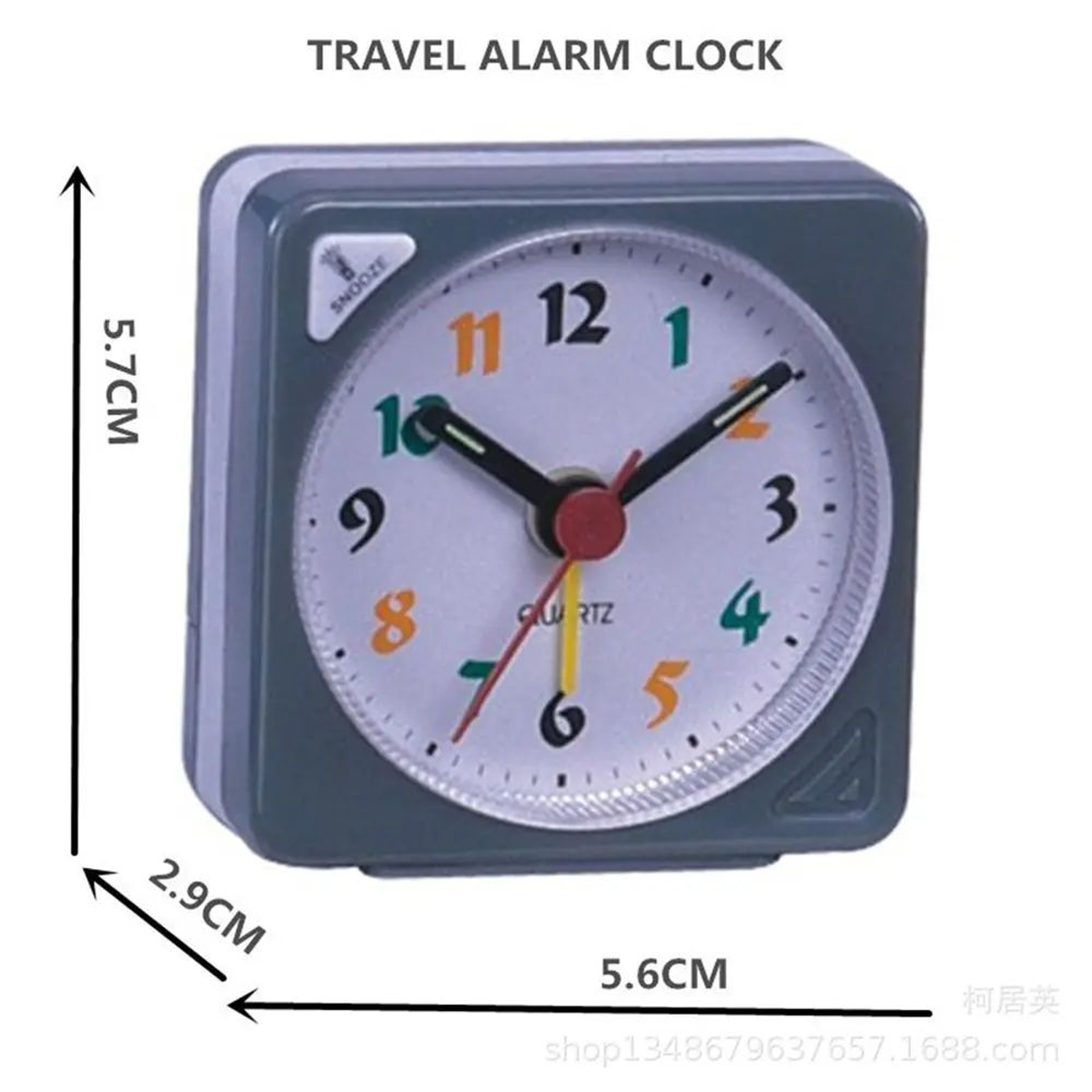 276 In Shower Wall Clock  Waterproof AntiFog Mini Suction Cup Clock For Bathroom Kitchen  Toilet De 6