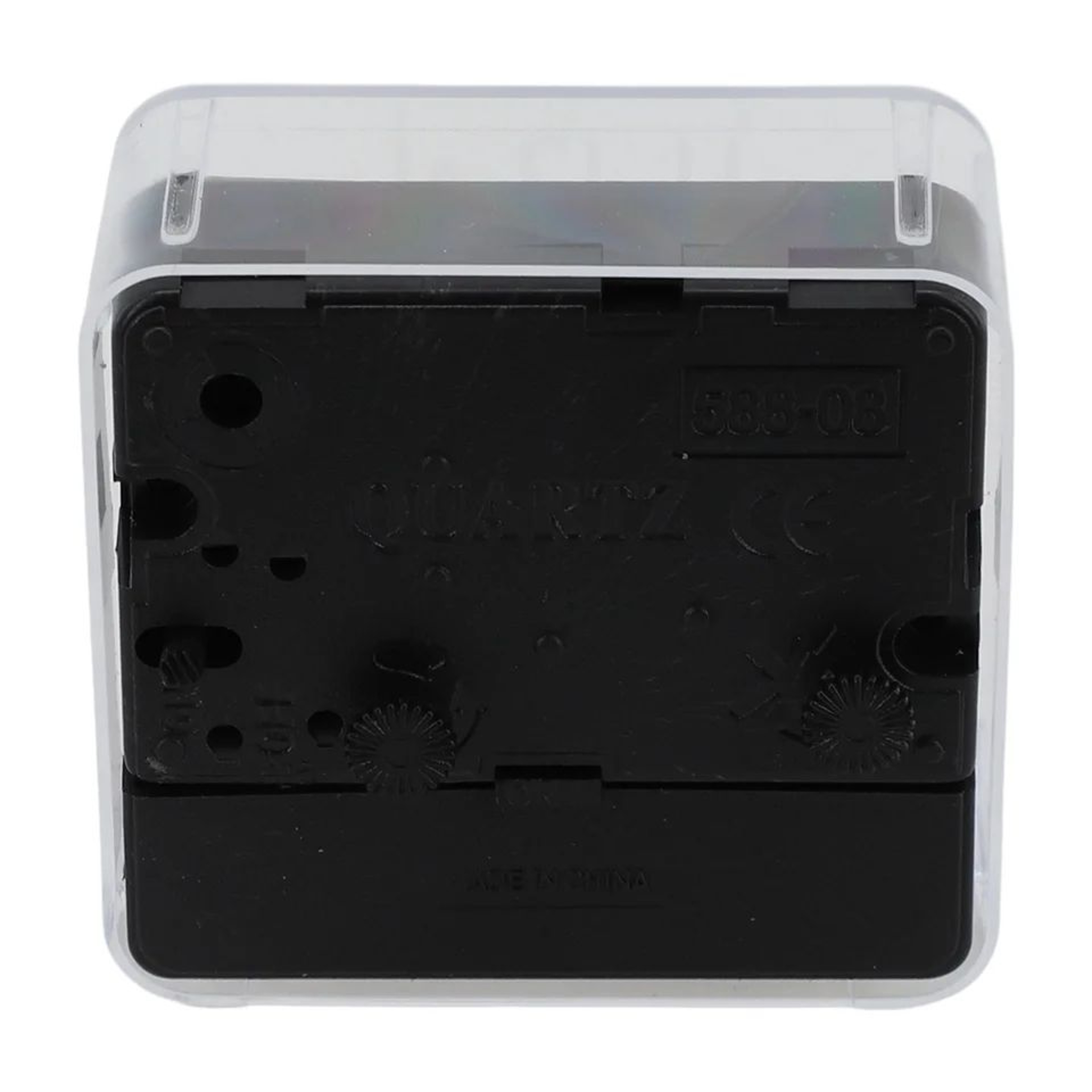 Compact Digital Bedside Alarm Clock  Battery Operated Square Student Wake Up Clock With Clear Displ 3