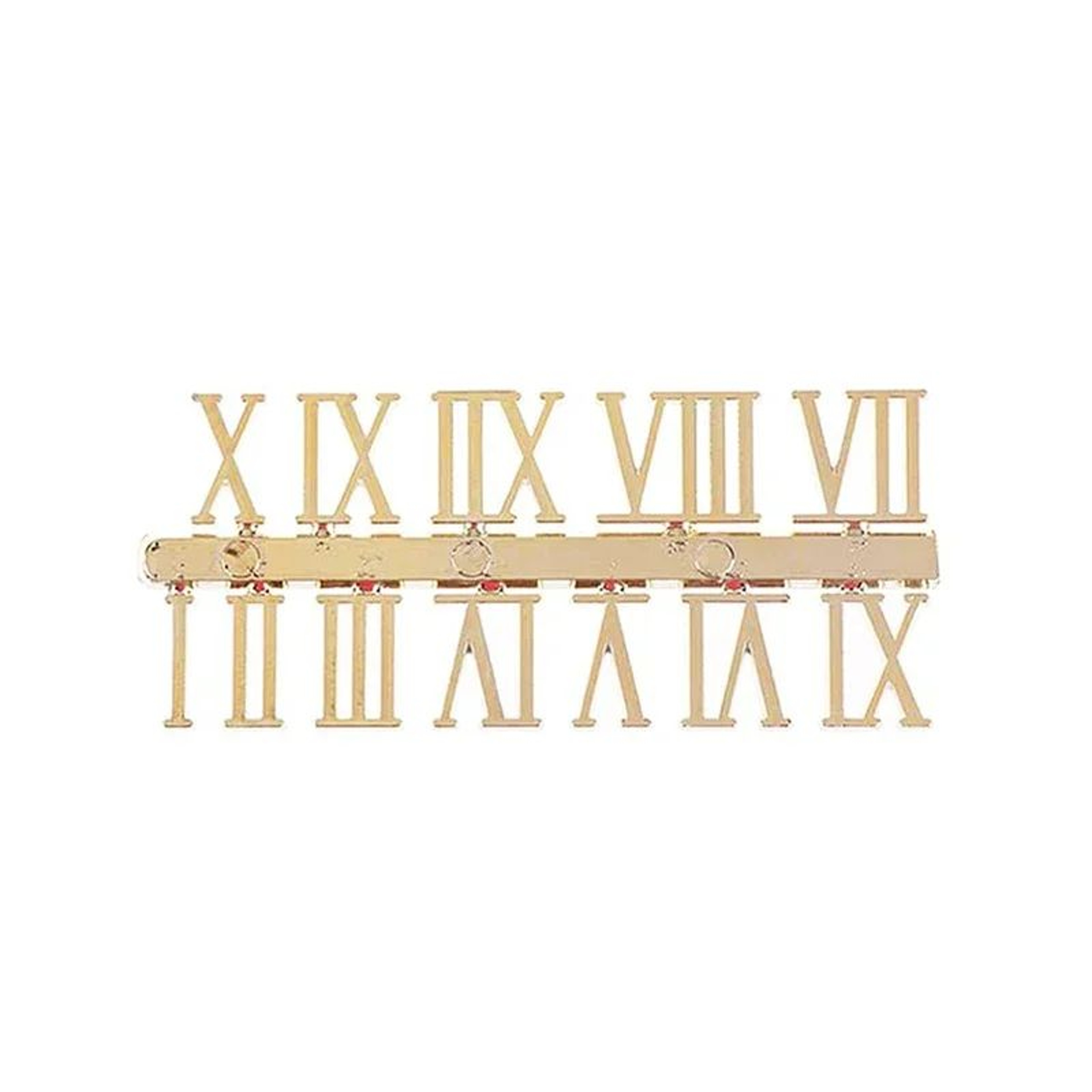 DIY Roman Numeral Wall Clock Numbers  079 In Removable Decorative Numerals Replacement Parts For Ho 9