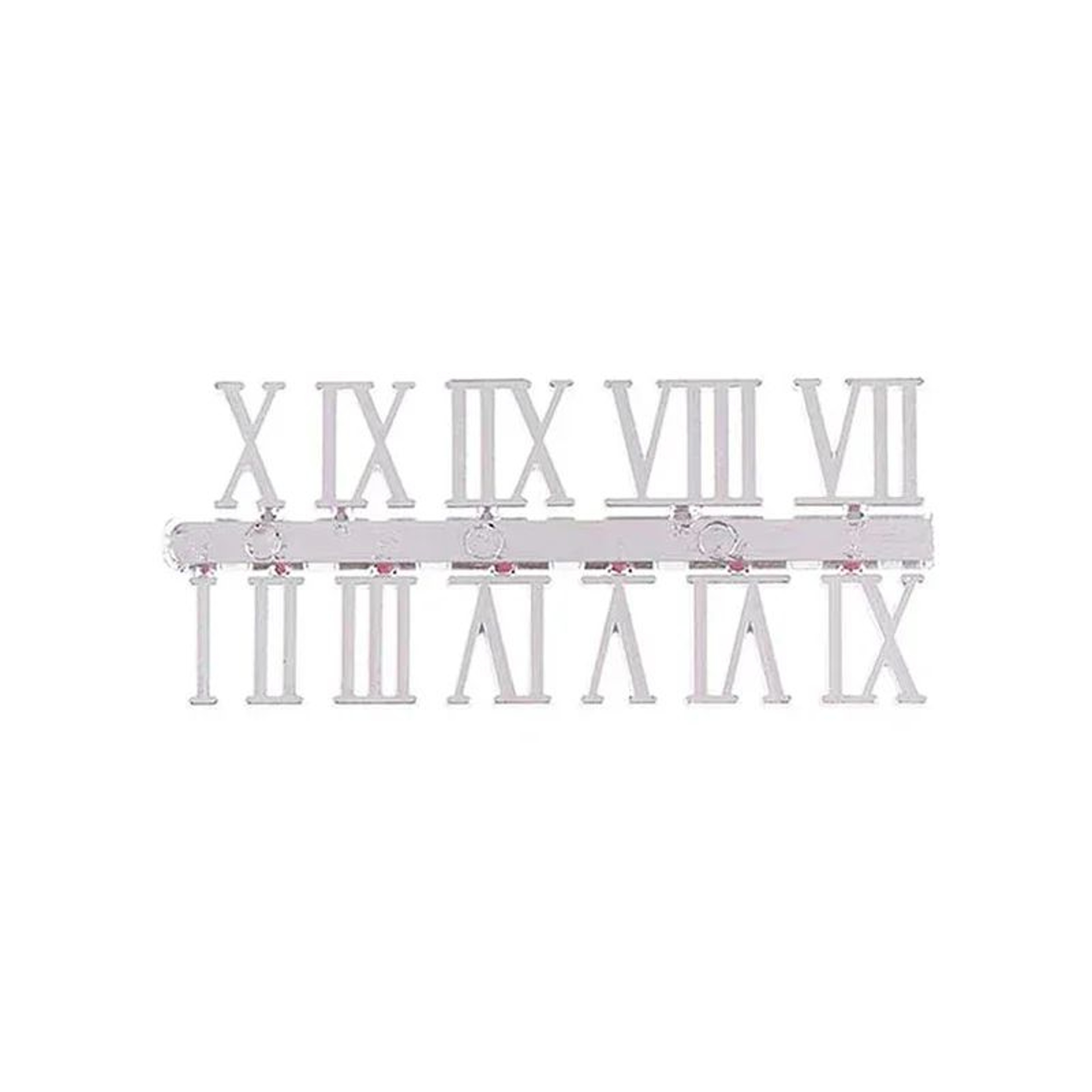 DIY Roman Numeral Wall Clock Numbers  079 In Removable Decorative Numerals Replacement Parts For Ho 10