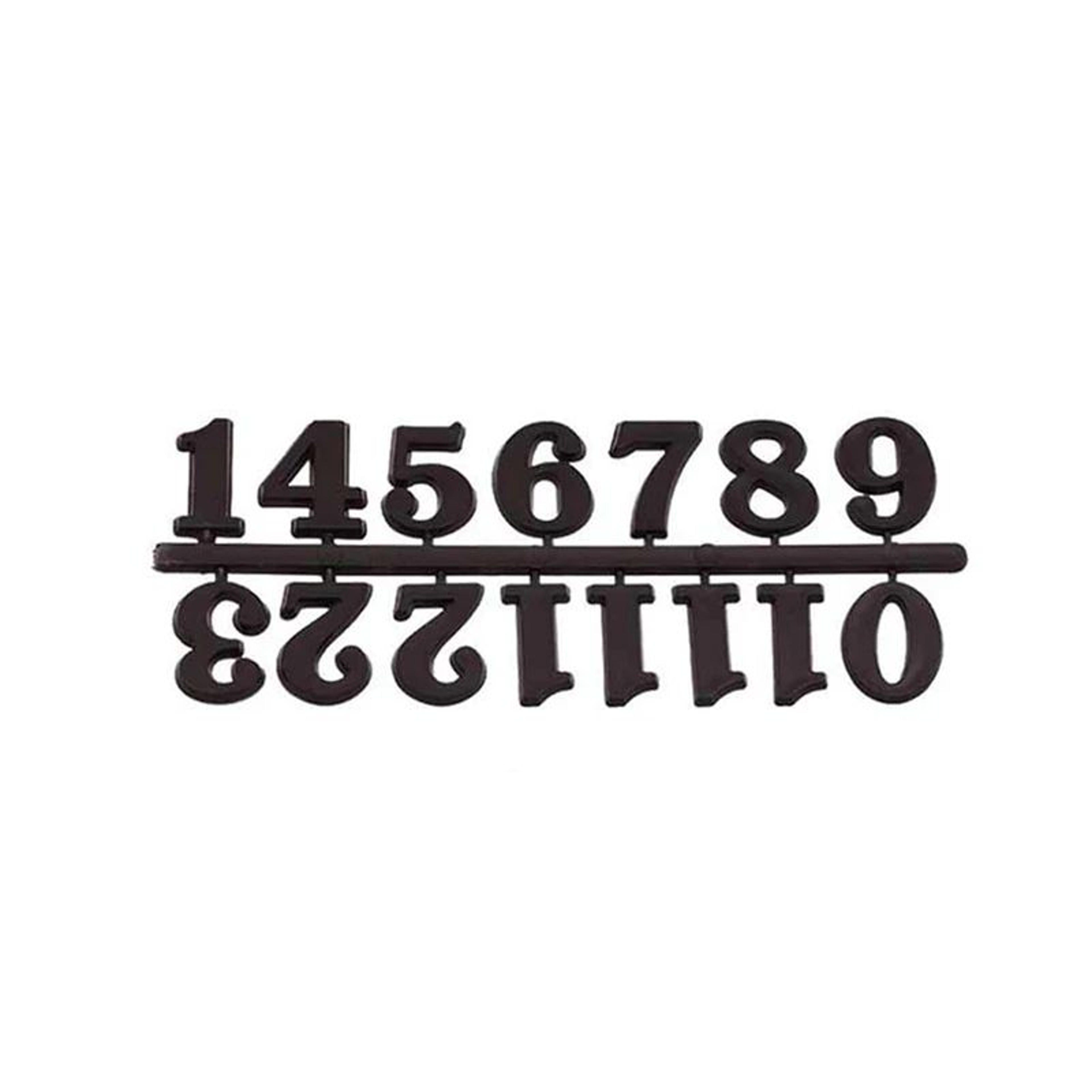 DIY Arabic  Roman Numeral Wall Clock Decals  Removable 079 In Number Stickers For Custom Clock Deco 9
