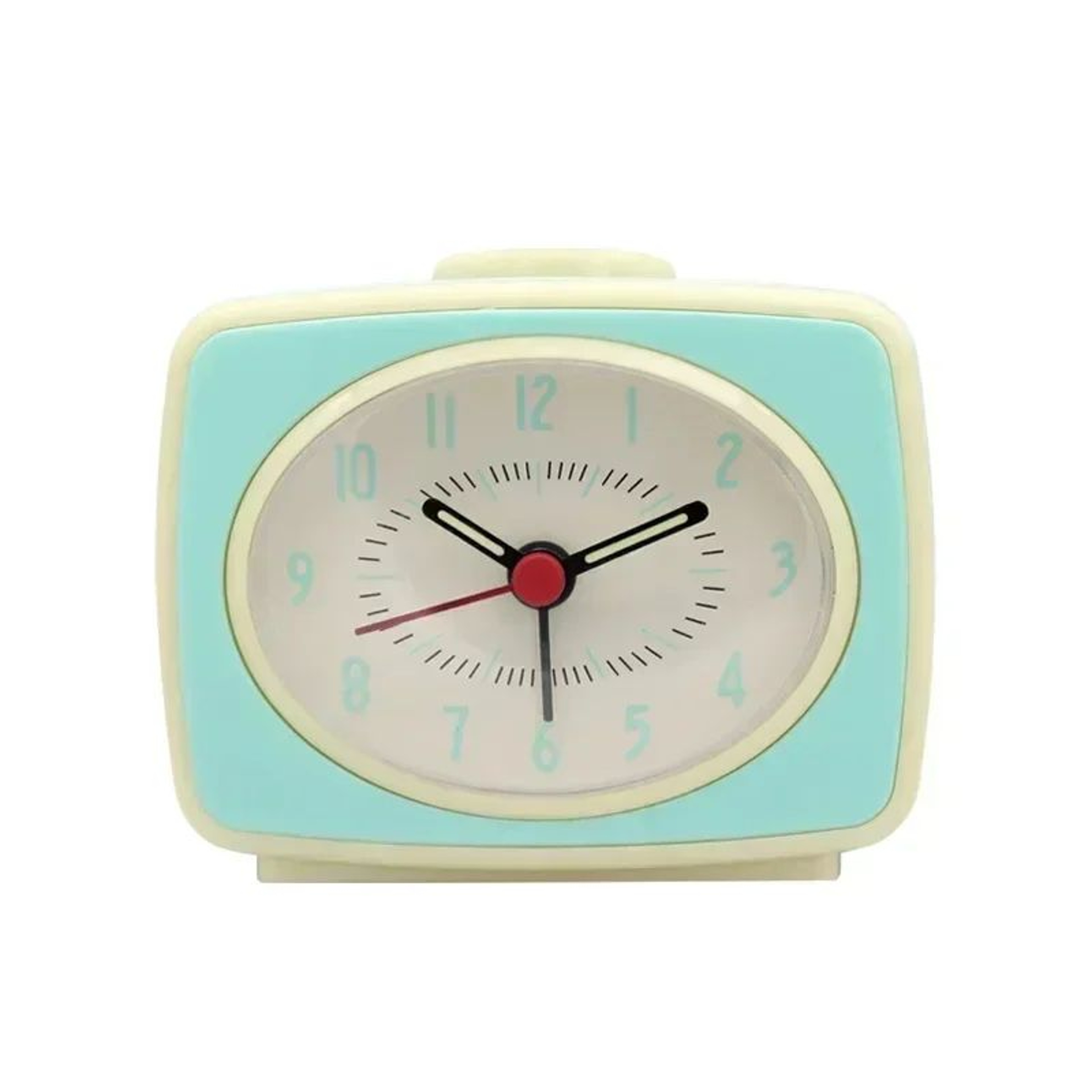 Nordic Vintage Alarm Clock  Battery Powered Glow In The Dark Desk Clock With Fluorescent Hands For  6