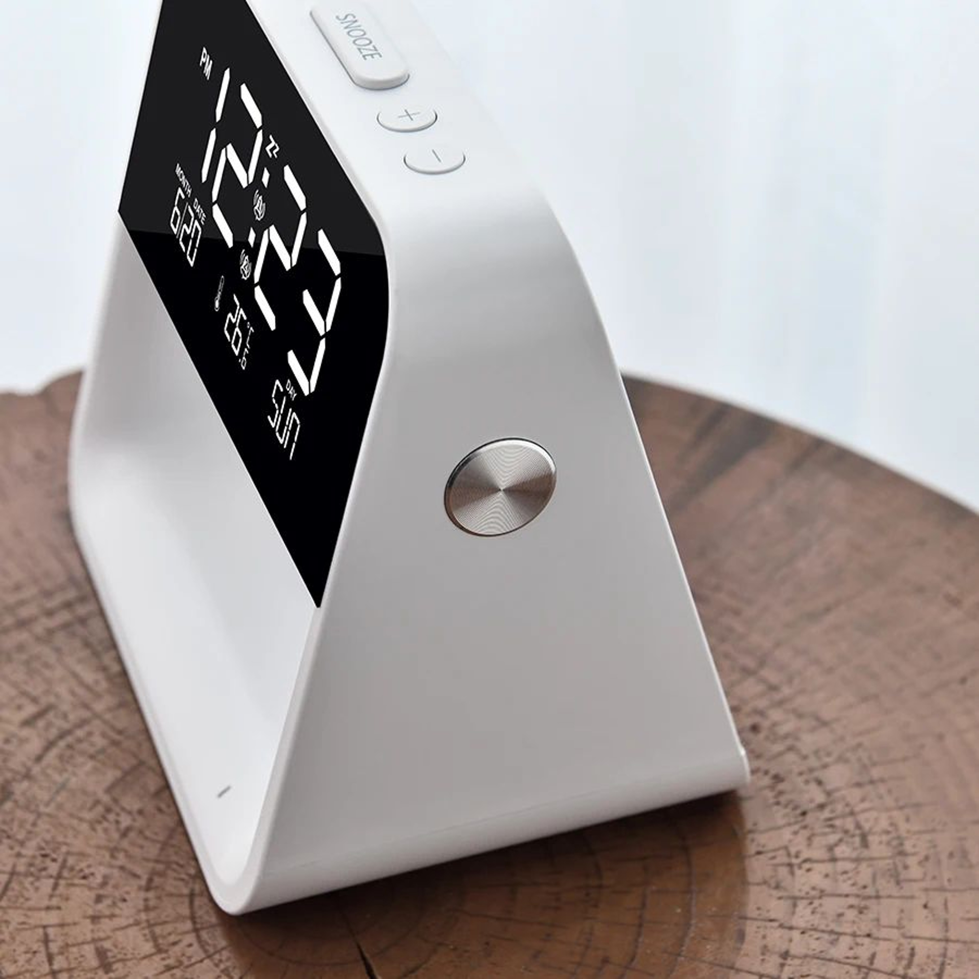 Bedside Lamp Clock  USB PlugIn ABS Night Light Desk Clock For Bedroom Home Office  Holiday Decor 2