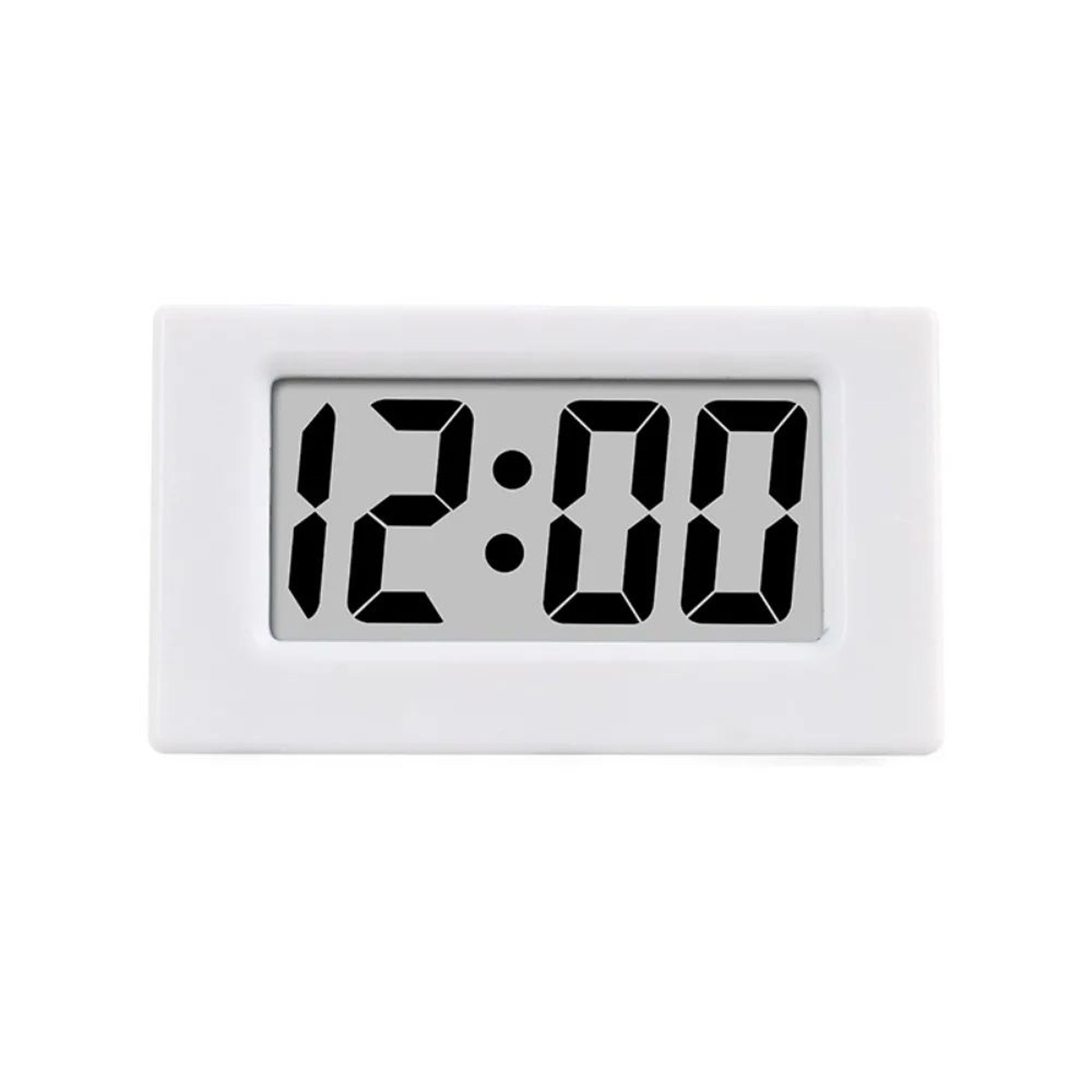 Mini Triangle Digital Desk Clock  Cute Silent Compact Time Display For Bedroom Office Home Desk Dec 10