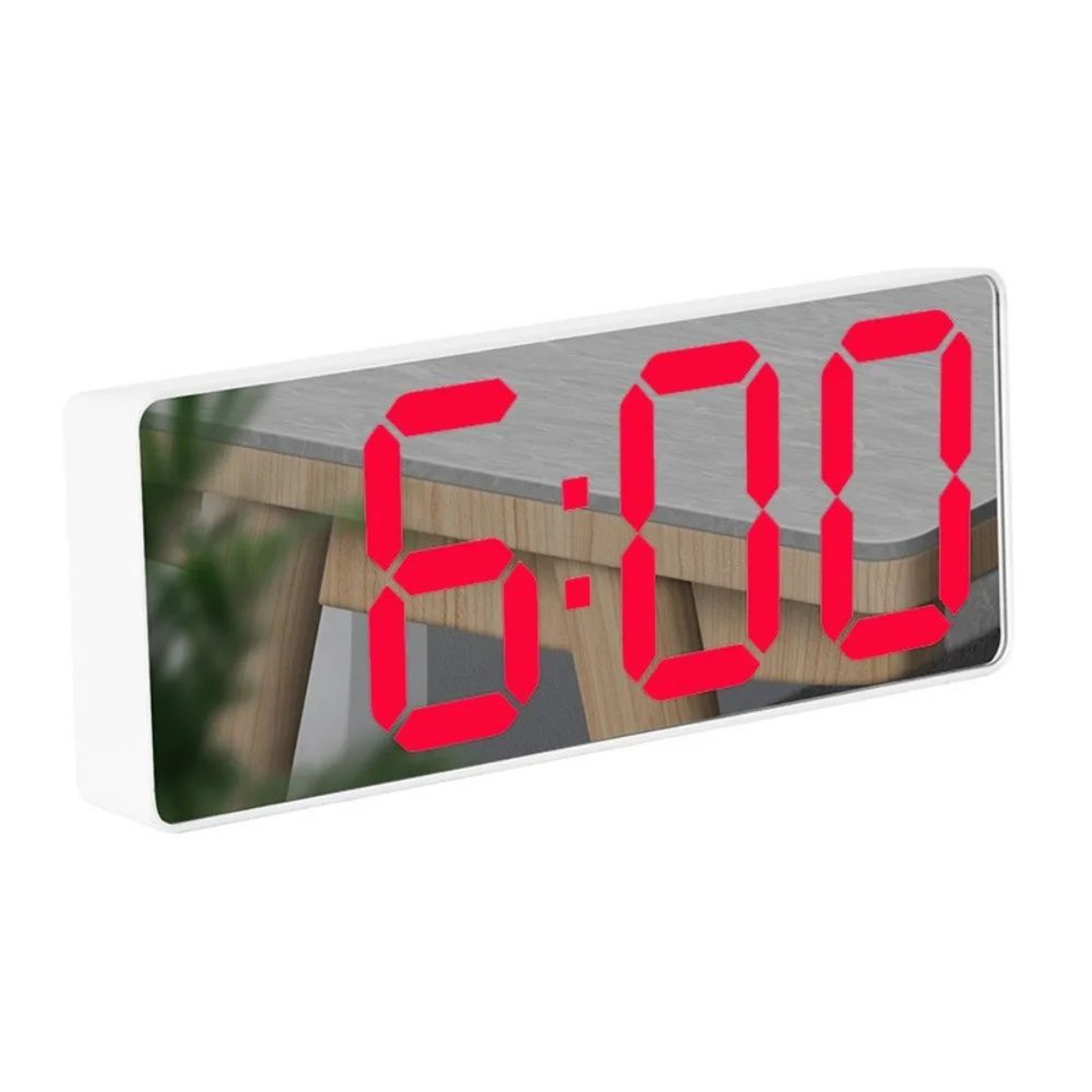 Smart Digital Alarm Clock  Large LED Desk Clock With Temperature Display Snooze 1224H Time  Adjusta 17