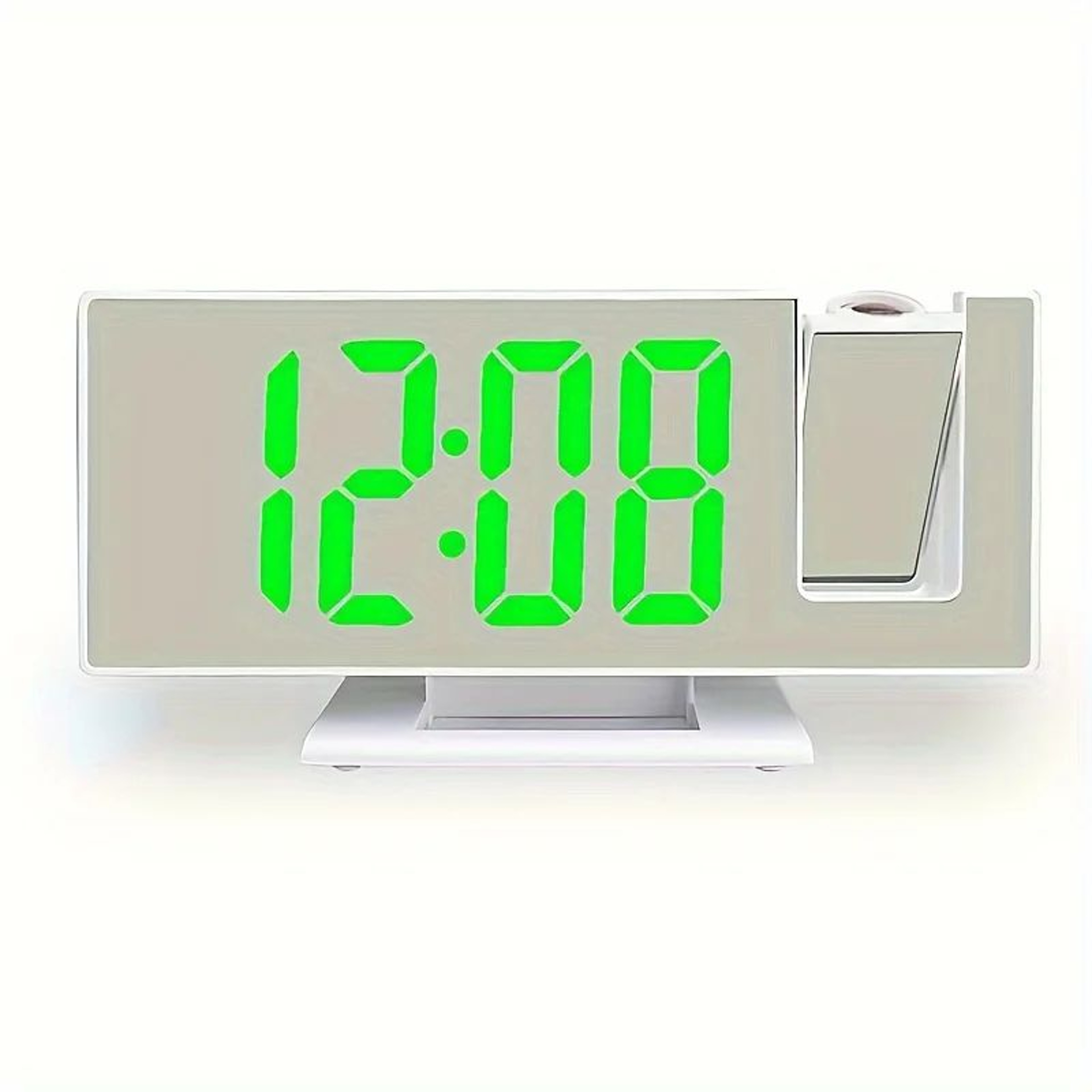 Large Number Mirror Projection Alarm Clock  Intelligent LED Digital Display For Bedroom Desk With T 11