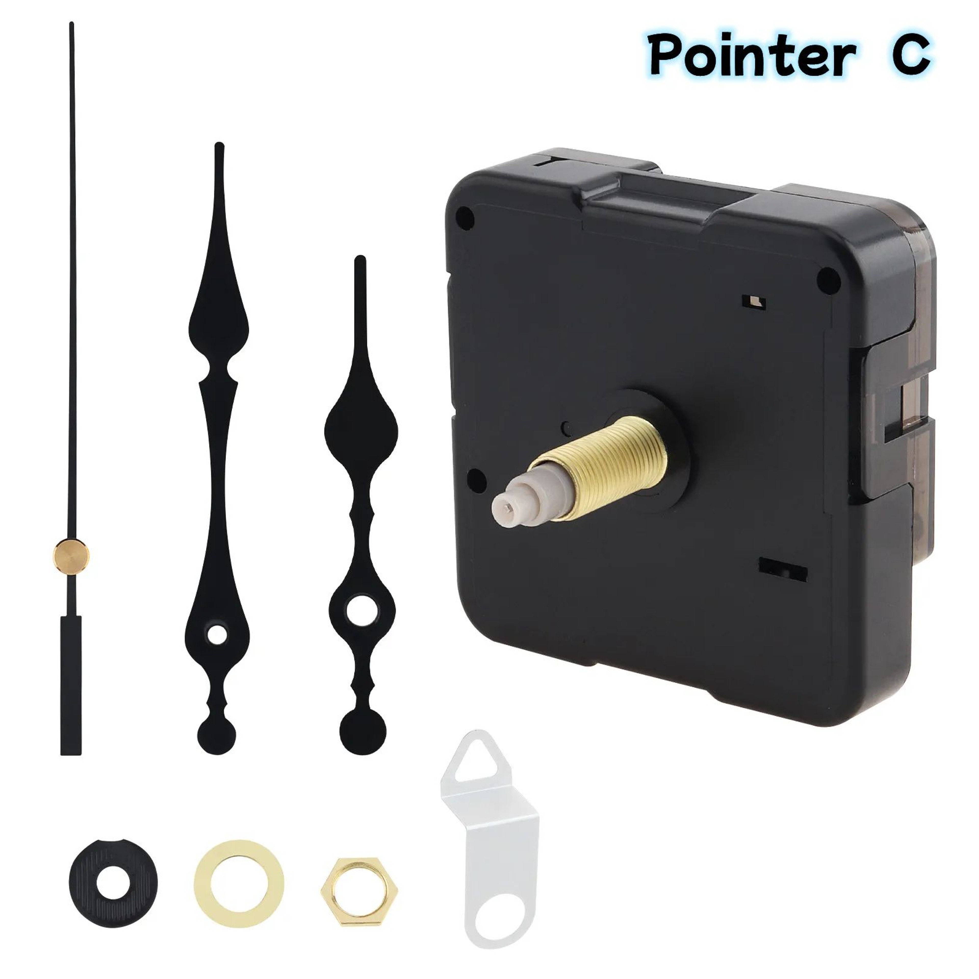 Silent Quartz Wall Clock Mechanism  Accurate Sweep Movement With Hands For DIY Clock Repair Replace 2