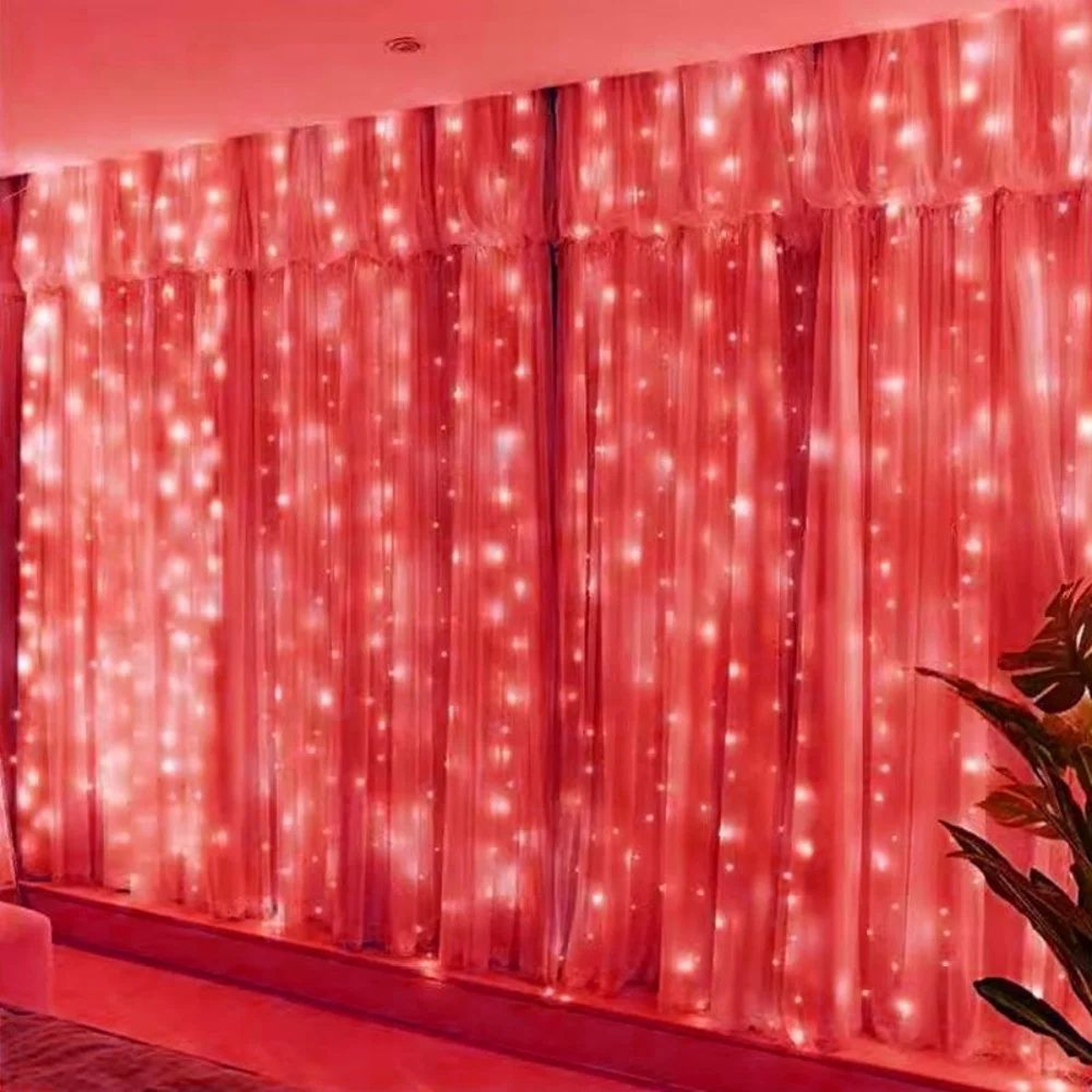 USB LED Curtain String Lights  9841969 Ft Remote Control Fairy Garland For Wedding Christmas Bedroo 7