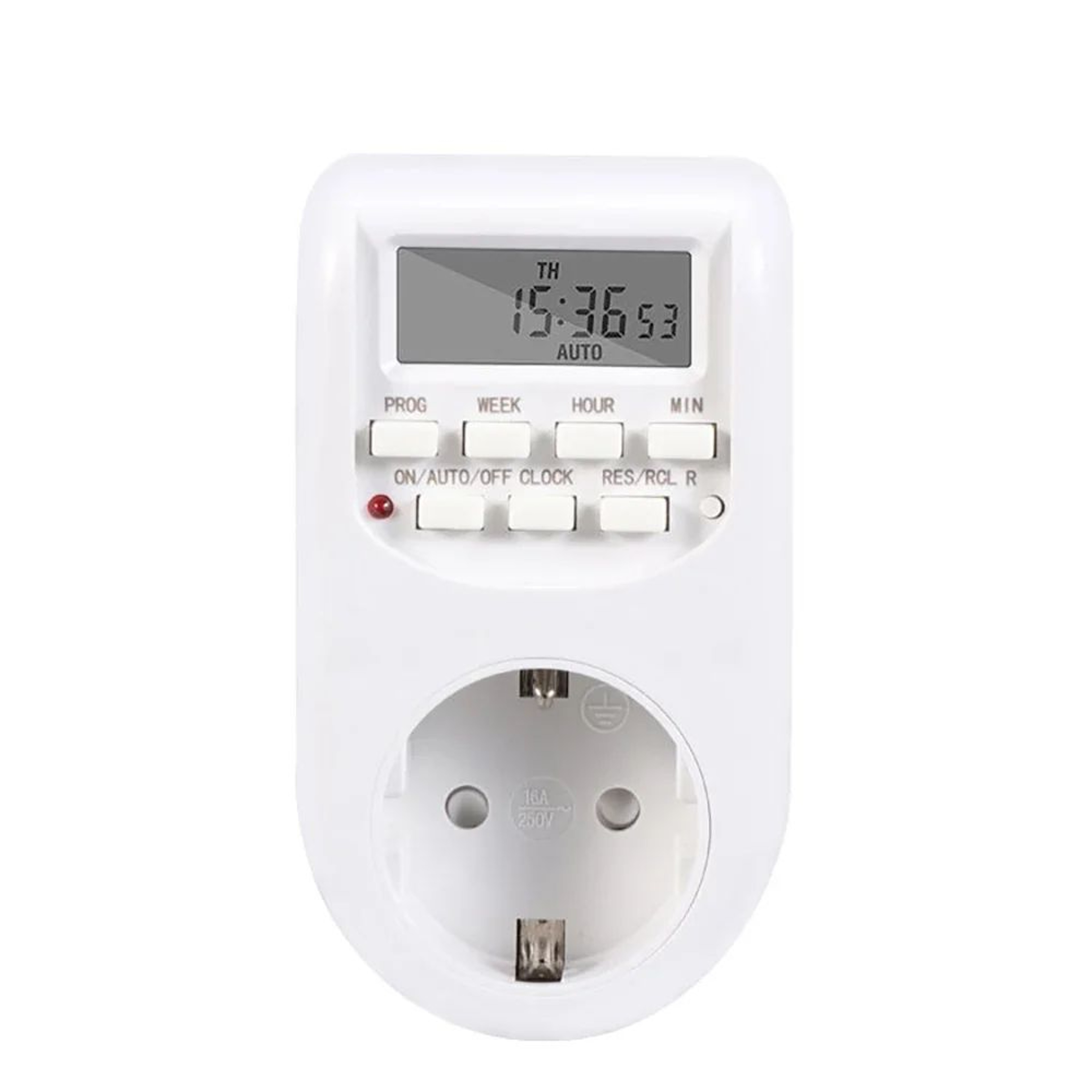 EU Plug Digital Timer Switch  Weekly Programmable Energy Saving Outlet For Automatic Appliance On O 0