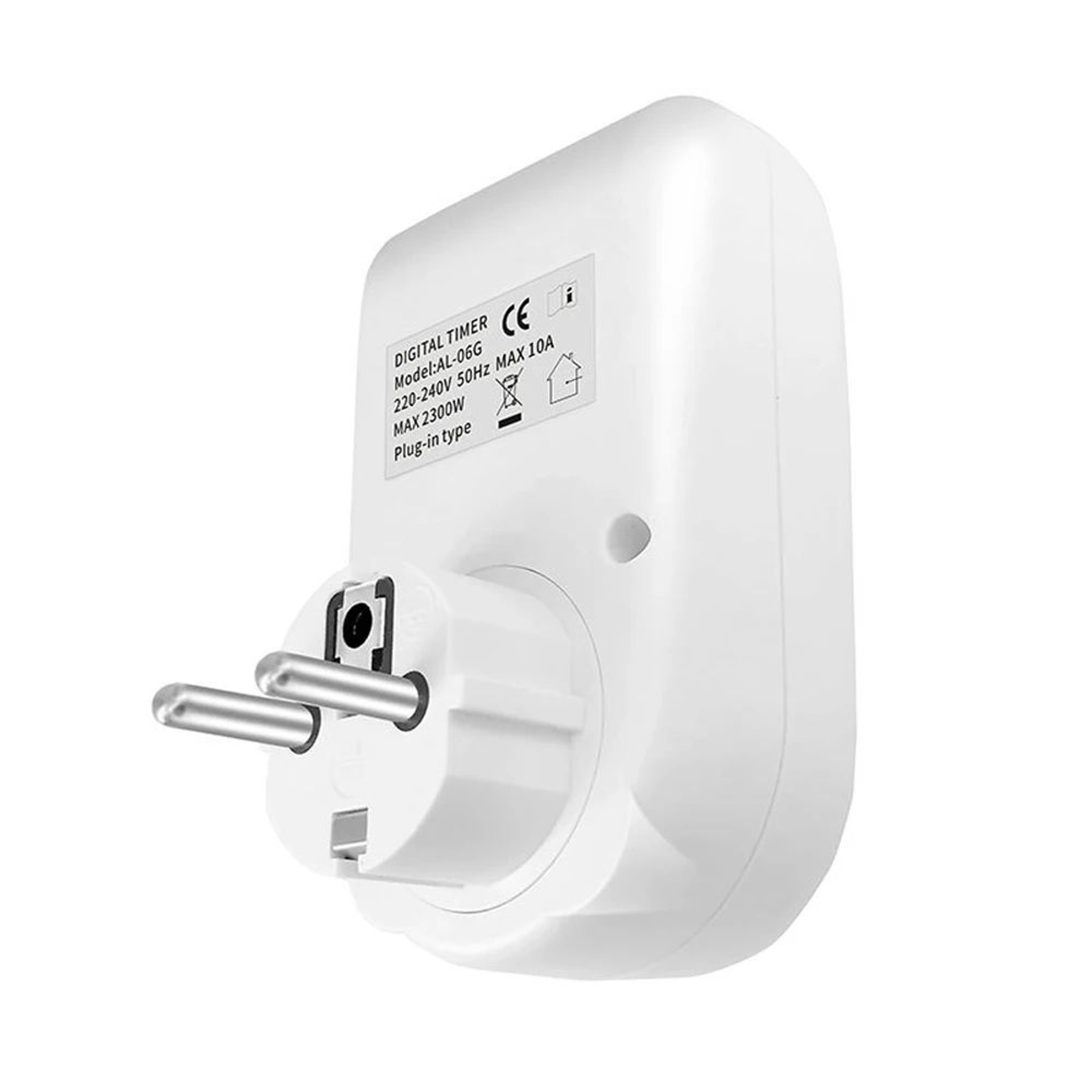 EU Plug Digital Timer Switch  Weekly Programmable Power Socket For Energy Saving Appliances With LC 2