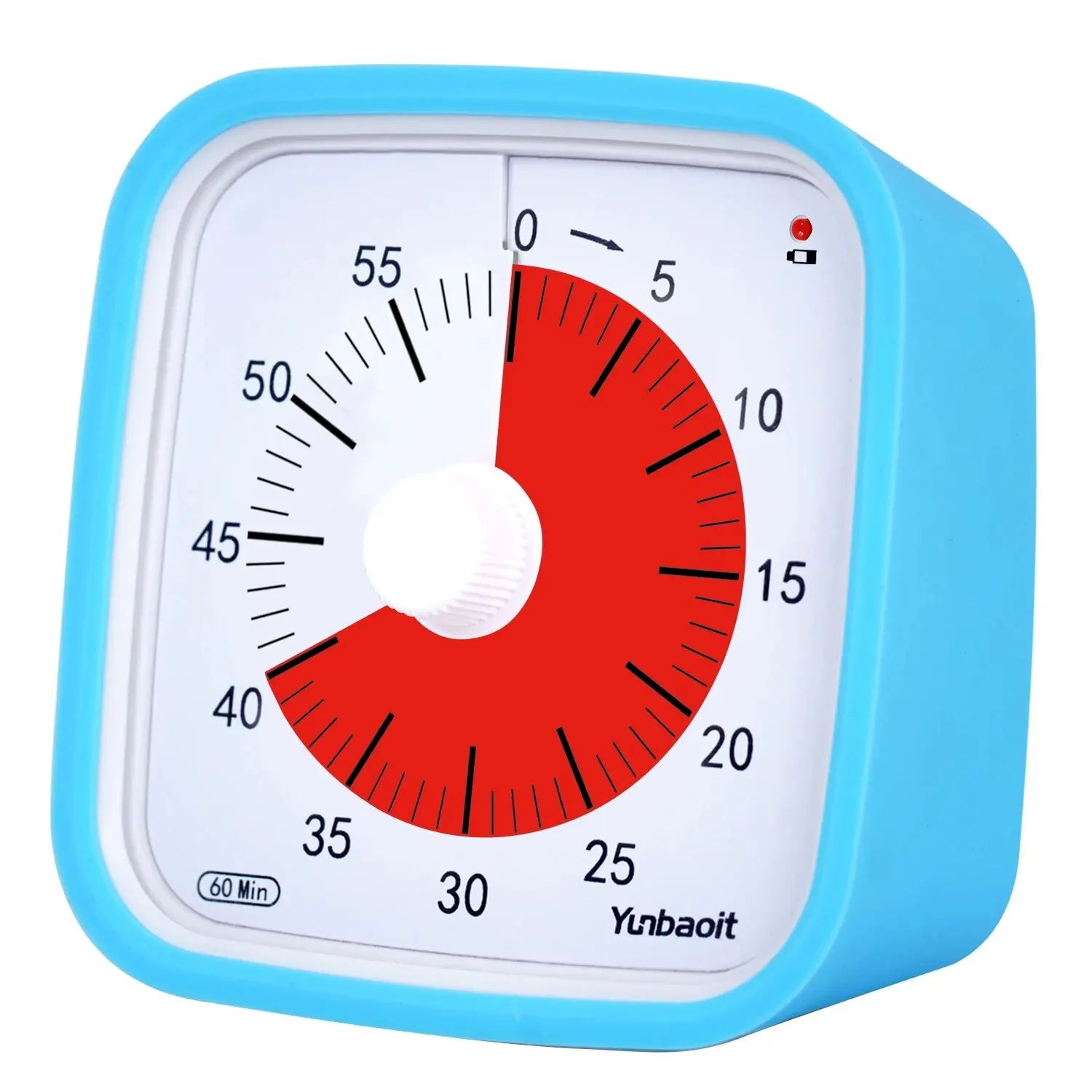 YUNBAOIT VT01 60 Minute Visual Timer – Silent Countdown Time Management Tool with Protective Case for Kids & Adults – view 7
