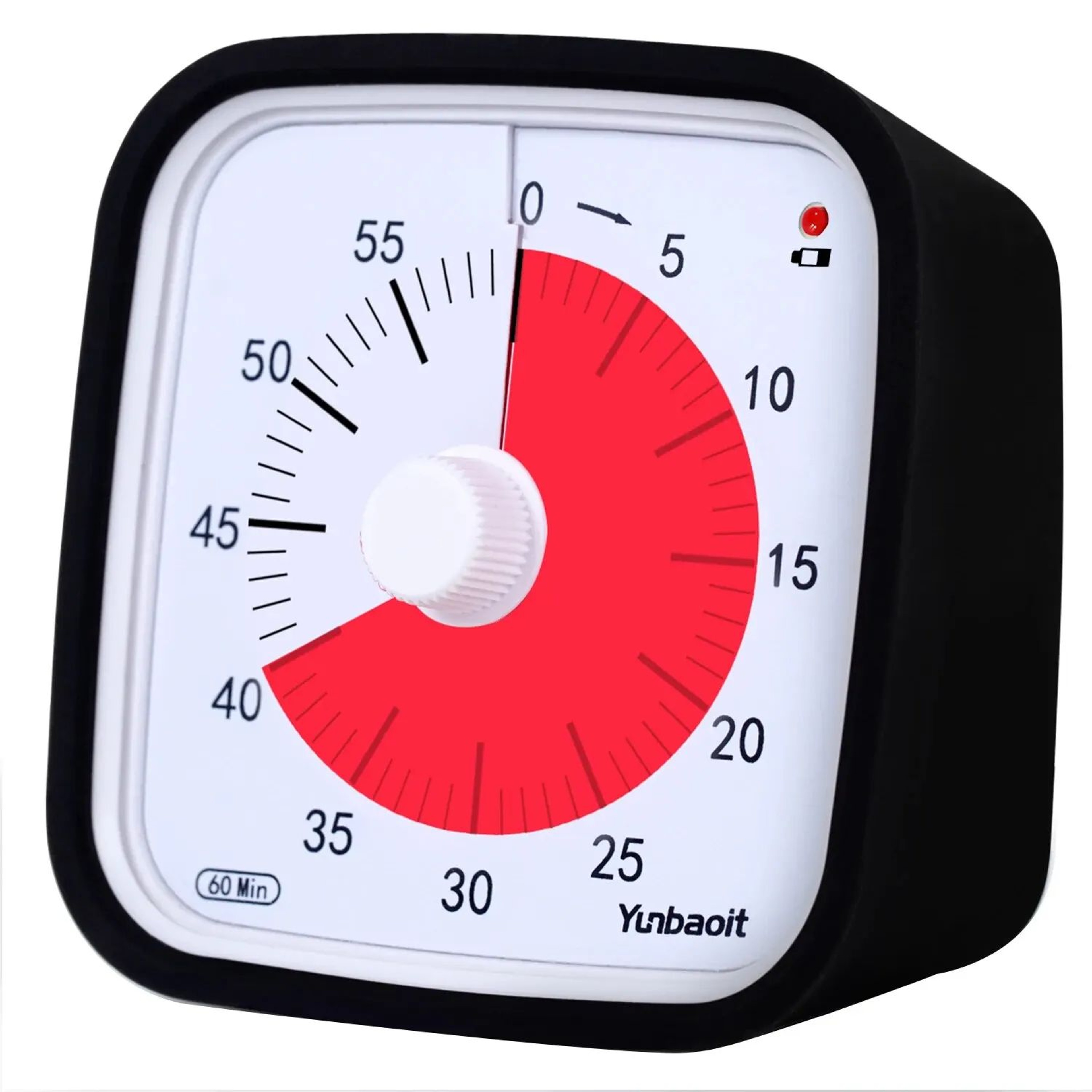 YUNBAOIT VT01 60 Minute Visual Timer  Silent Countdown Time Management Tool With Protective Case Fo 6