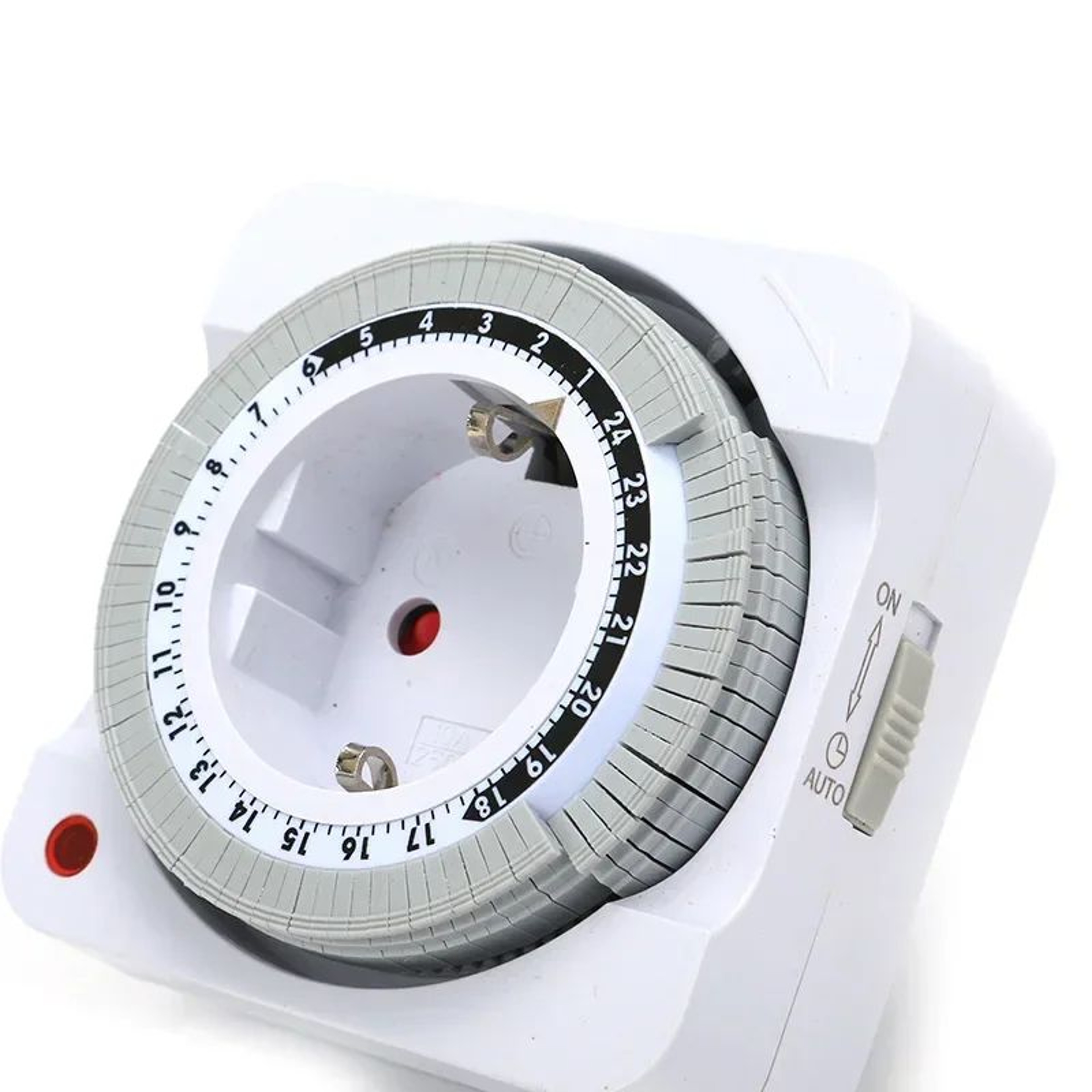 24 Hour Mechanical Timer Switch  EU Plug Automatic Power Off Socket For Home Appliances Chargers  I 5