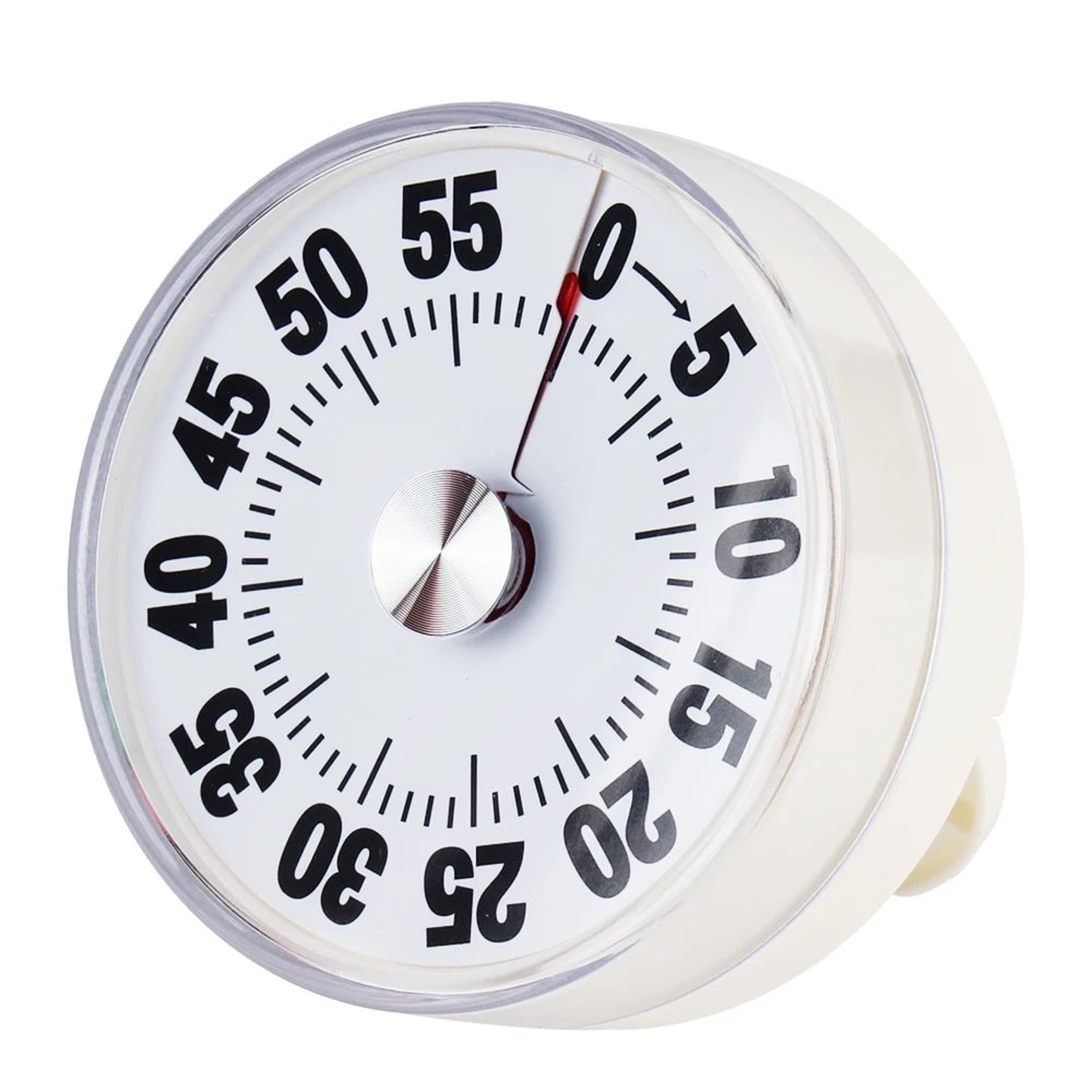 60Minute Magnetic Visual Timer BatteryFree Mechanical Kitchen Study Classroom Timer With Loud Alarm 8