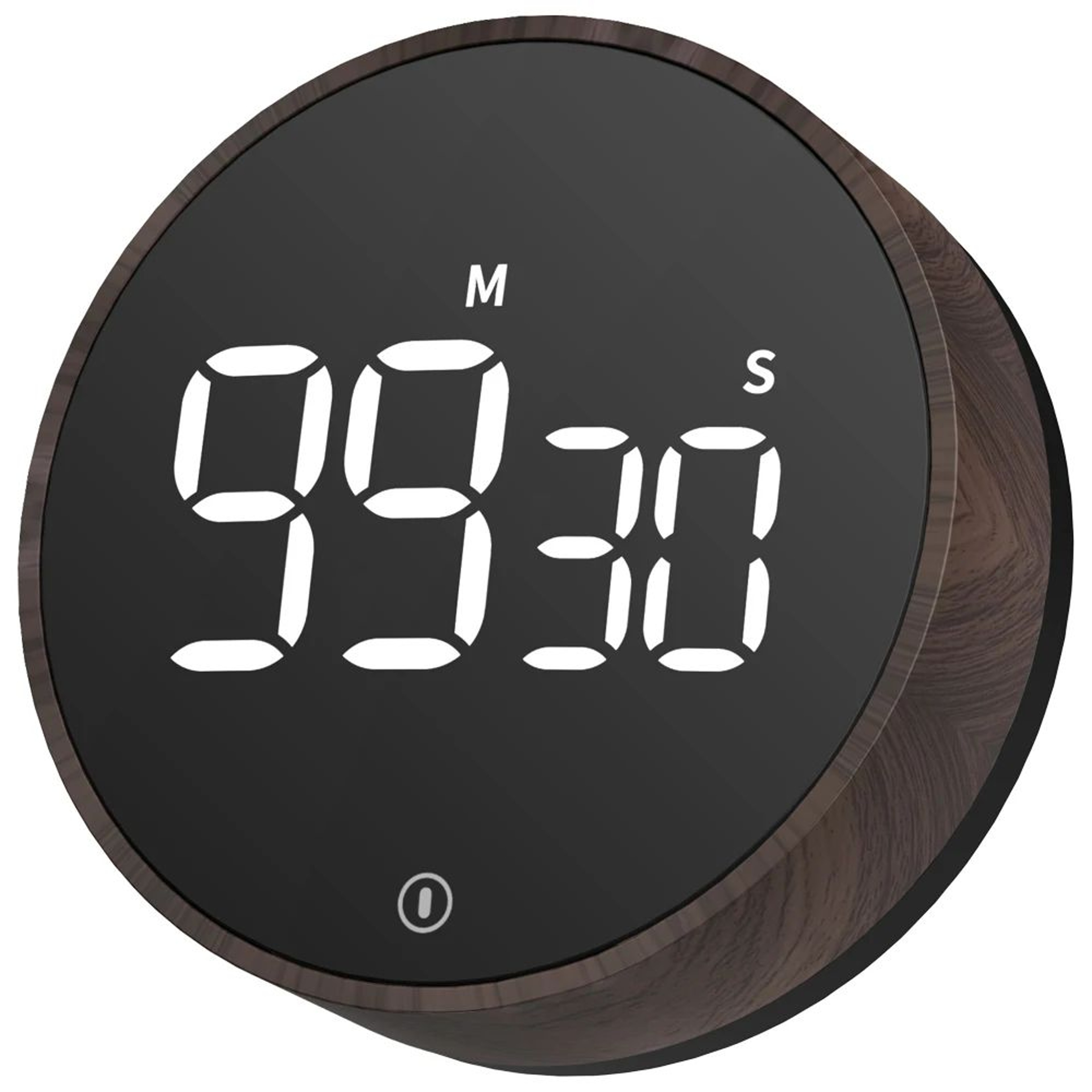 Magnetic Digital Kitchen Timer  Rotary Countdown Stopwatch With Large Display  Adjustable Alarm For 6