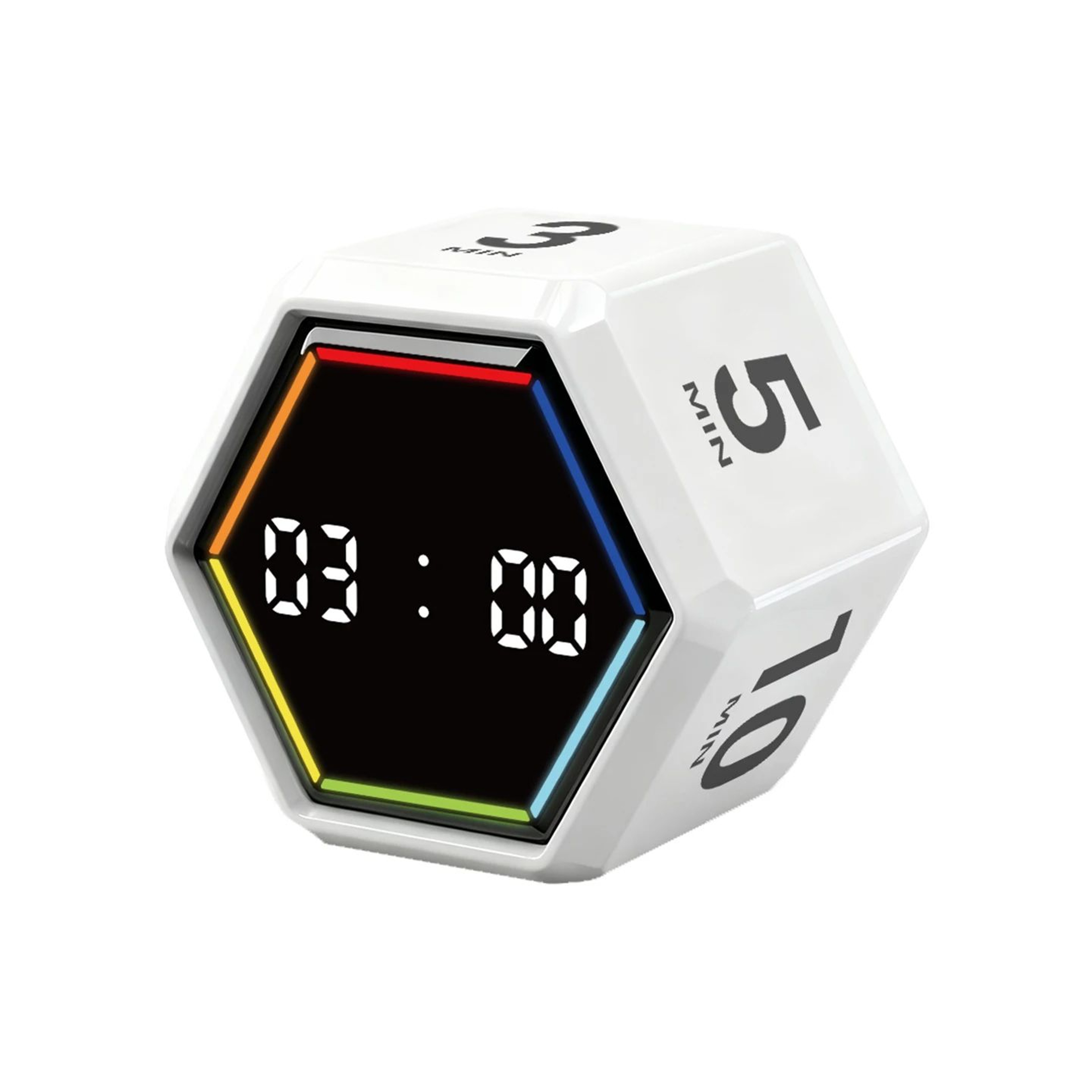 YS1088 Productivity Flip Timer  Gravity Sensor Cube With 6 Preset Times LED Display Alarm  Recharge 4