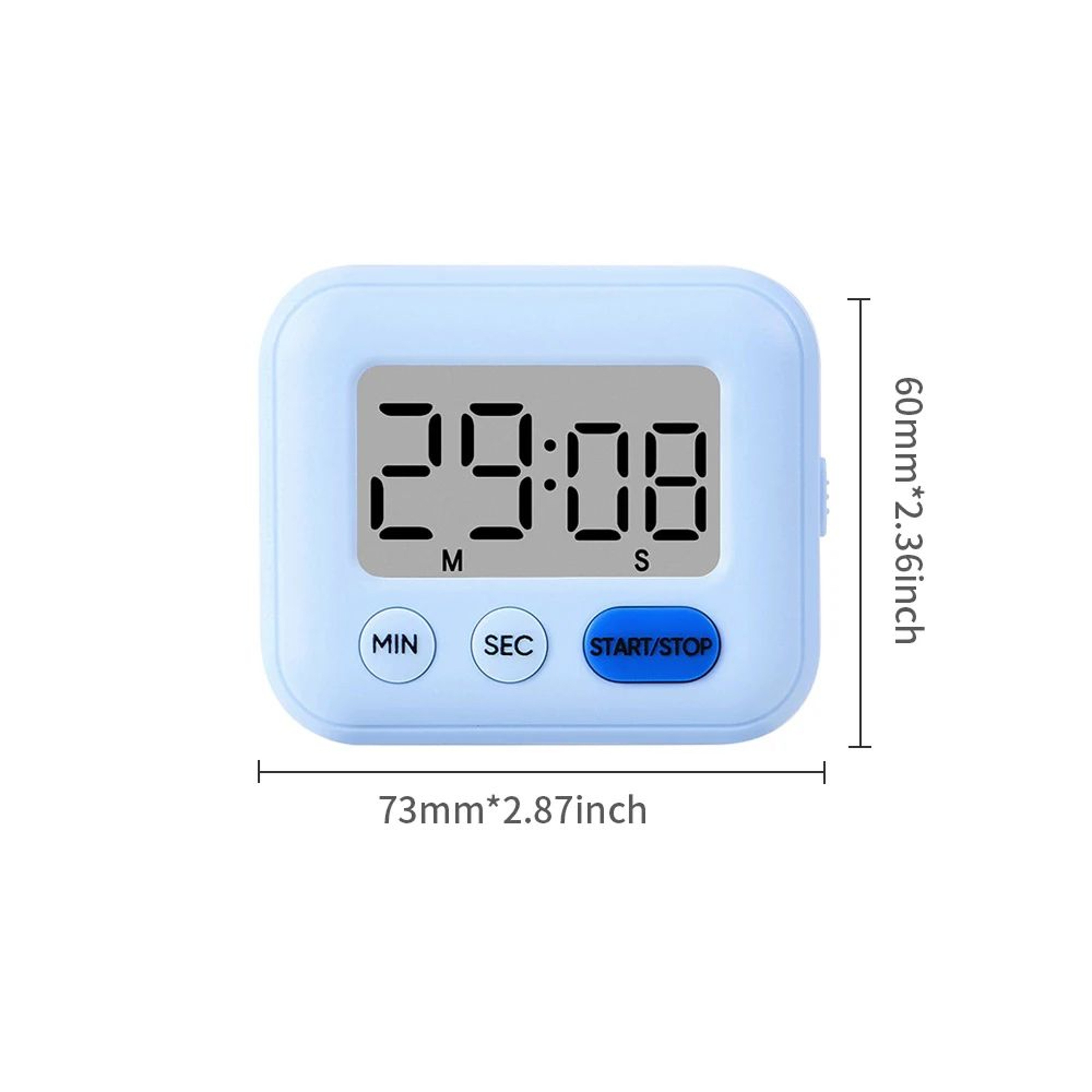 Silent Digital Study Timer  Magnetic 99min Countdown Timer With Large Display For Kids Students  Ki 5