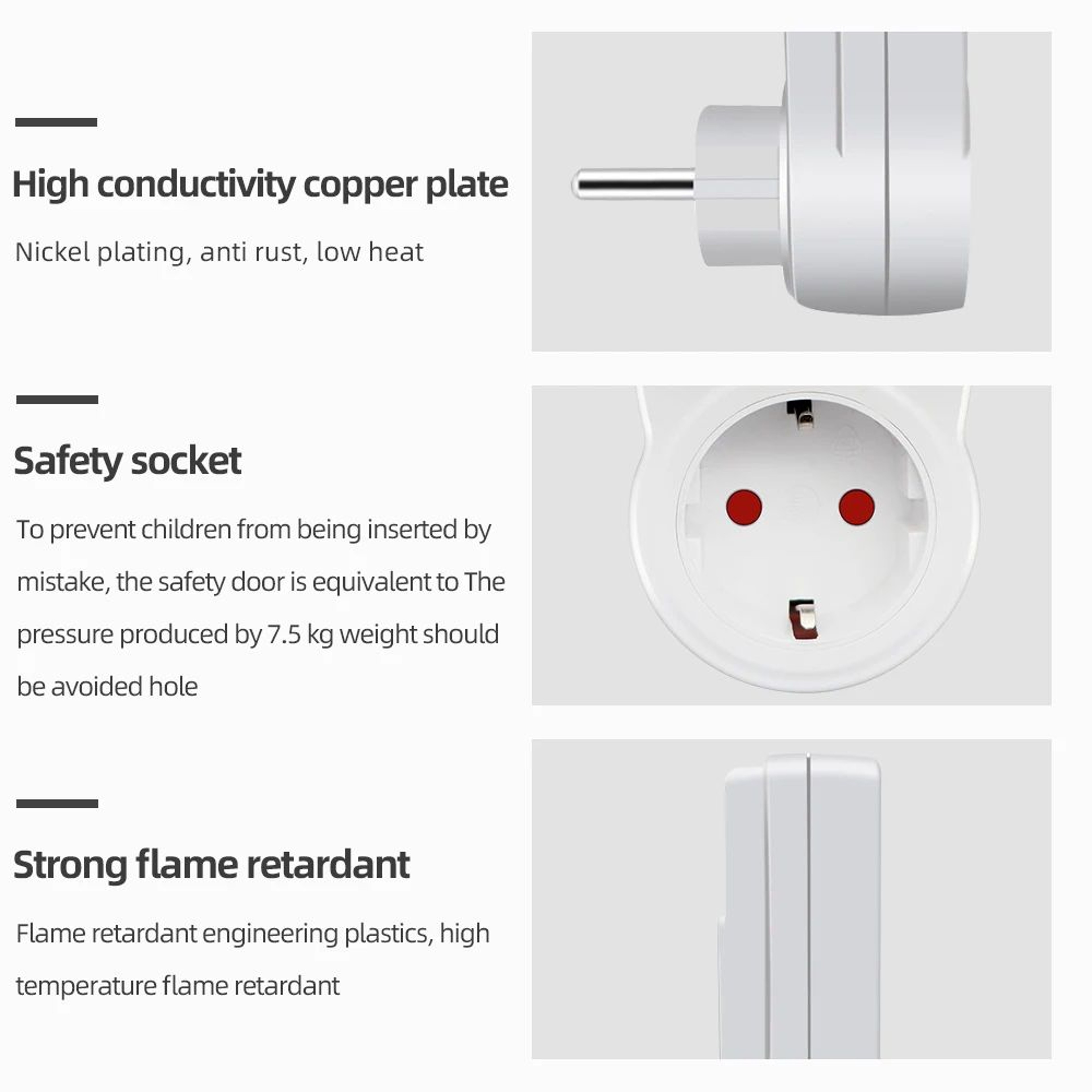EU Plug Digital Timer Switch  1224 Hour Programmable 220V Mini Timing Socket For Kitchen Appliances 4