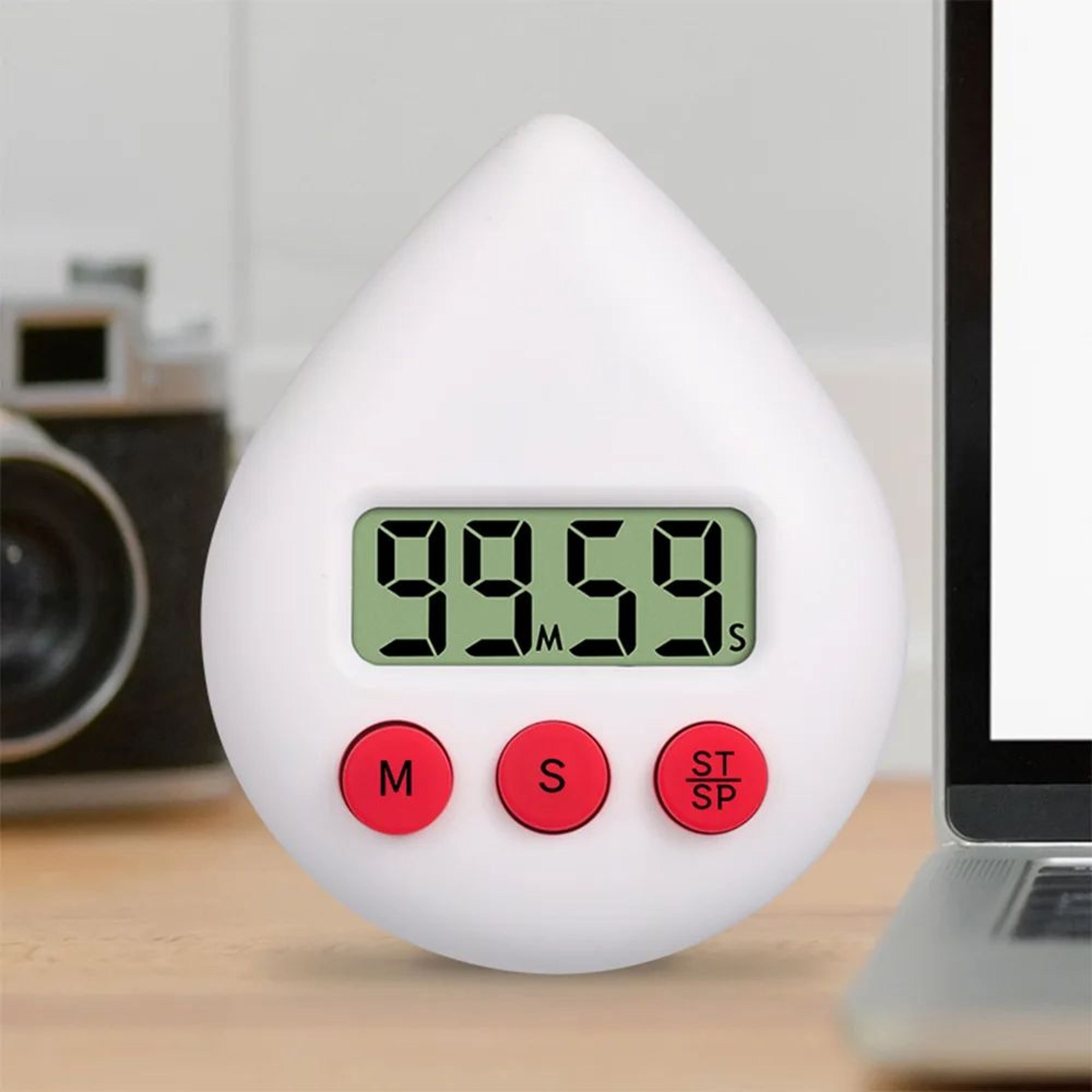Creative Electronic Kitchen Timer  99Min Countdown Alarm With Magnetic Back For Cooking Meetings Ga 9
