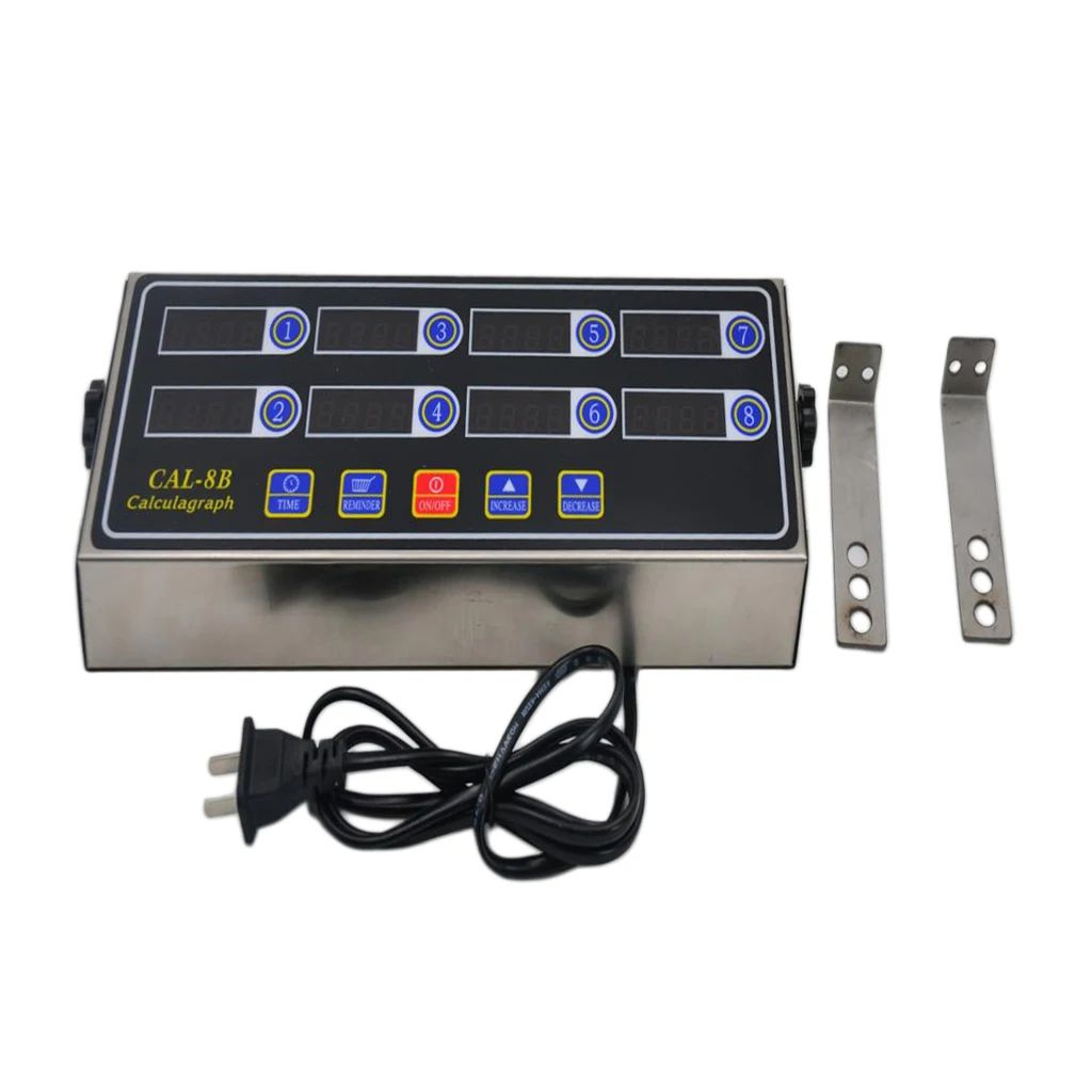 CAL8B 8 Channel Digital Kitchen Timer  Portable MultiMenu Calculagraph With Independent Touch Timin 1
