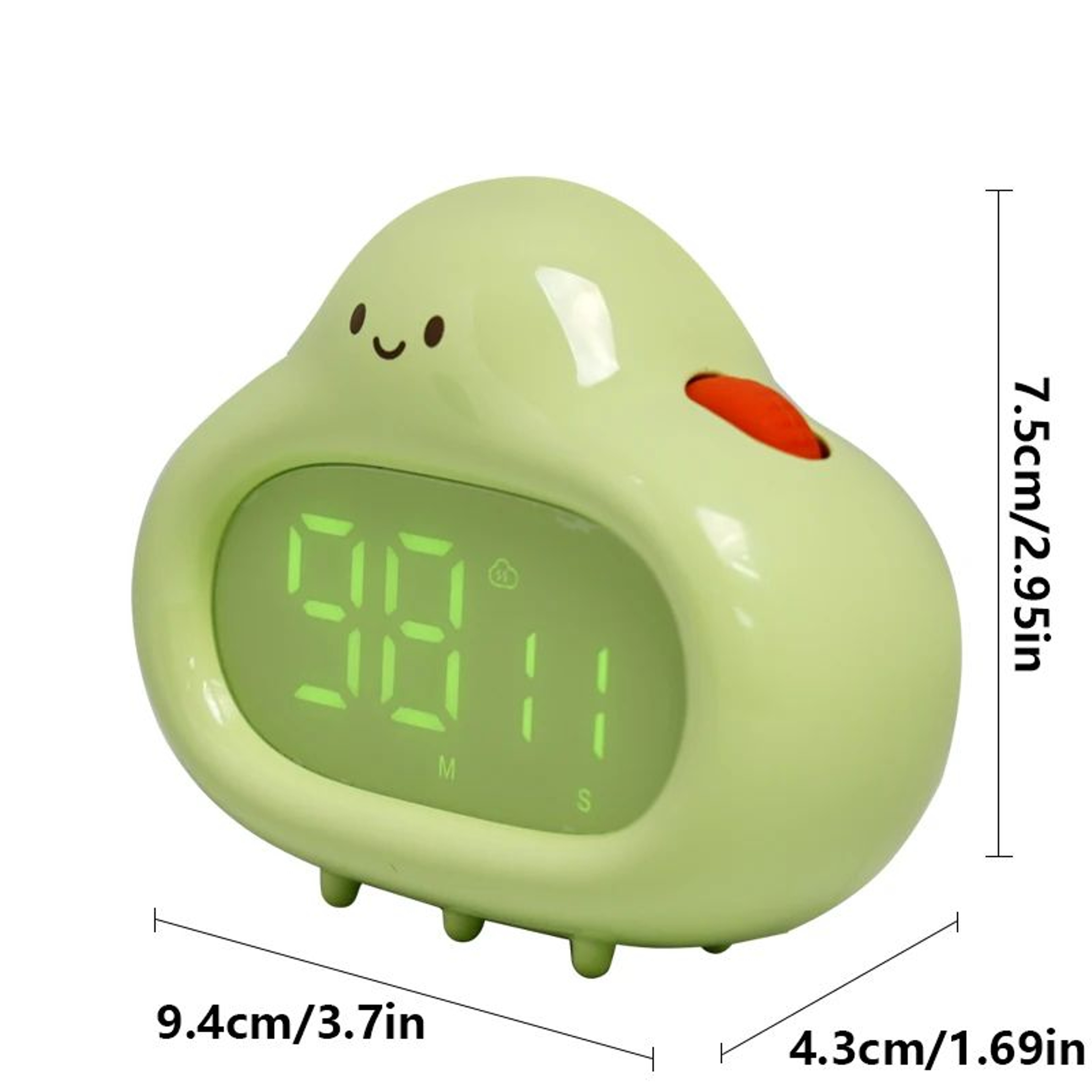 Cute White Cloud Kitchen Timer  Portable Desktop Countdown Timer For Cooking Baking Study Learning  5