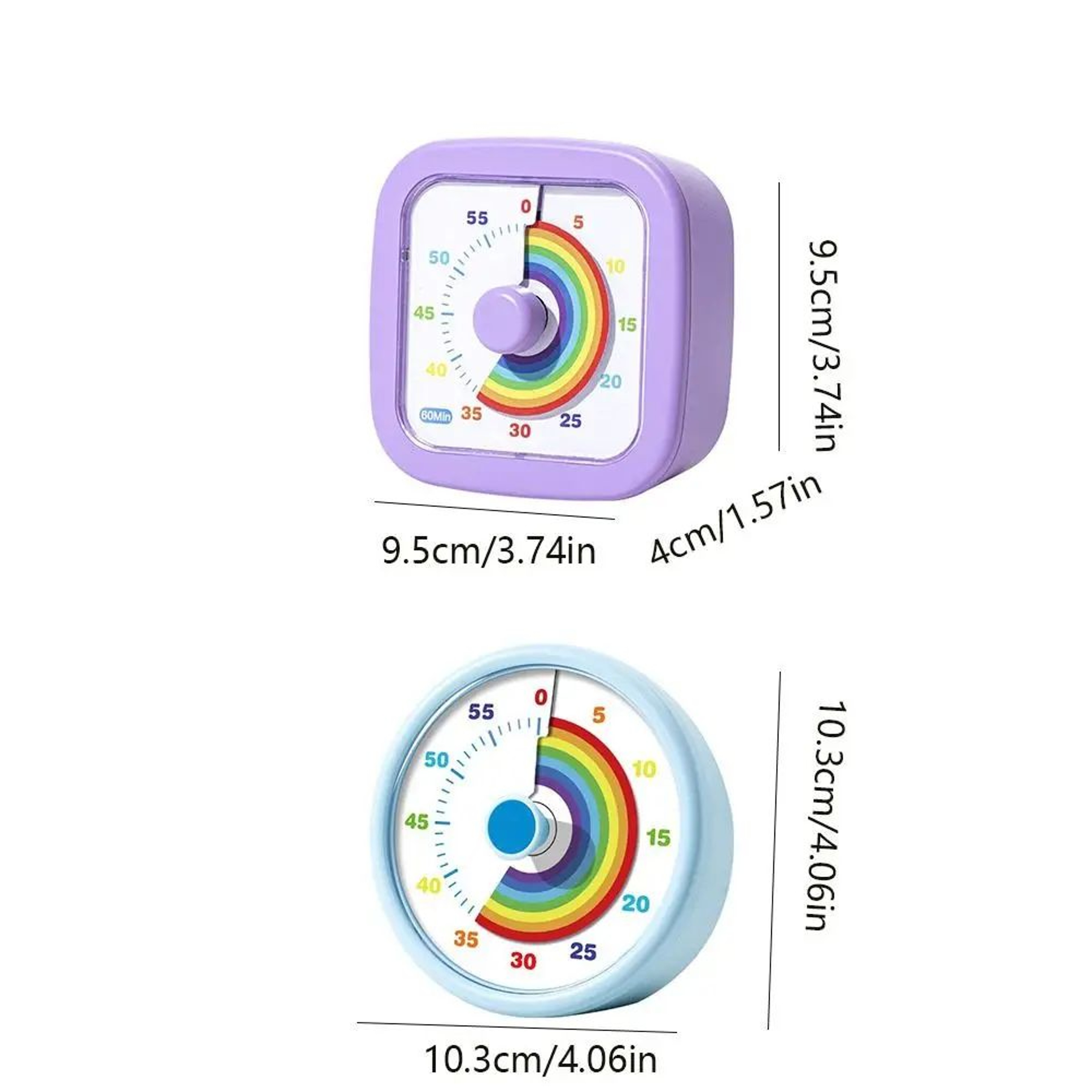 60 Minute Visual Timer  Ultra Silent Countdown Alarm Clock For Kids Adults Kitchen Study School  Pr 5