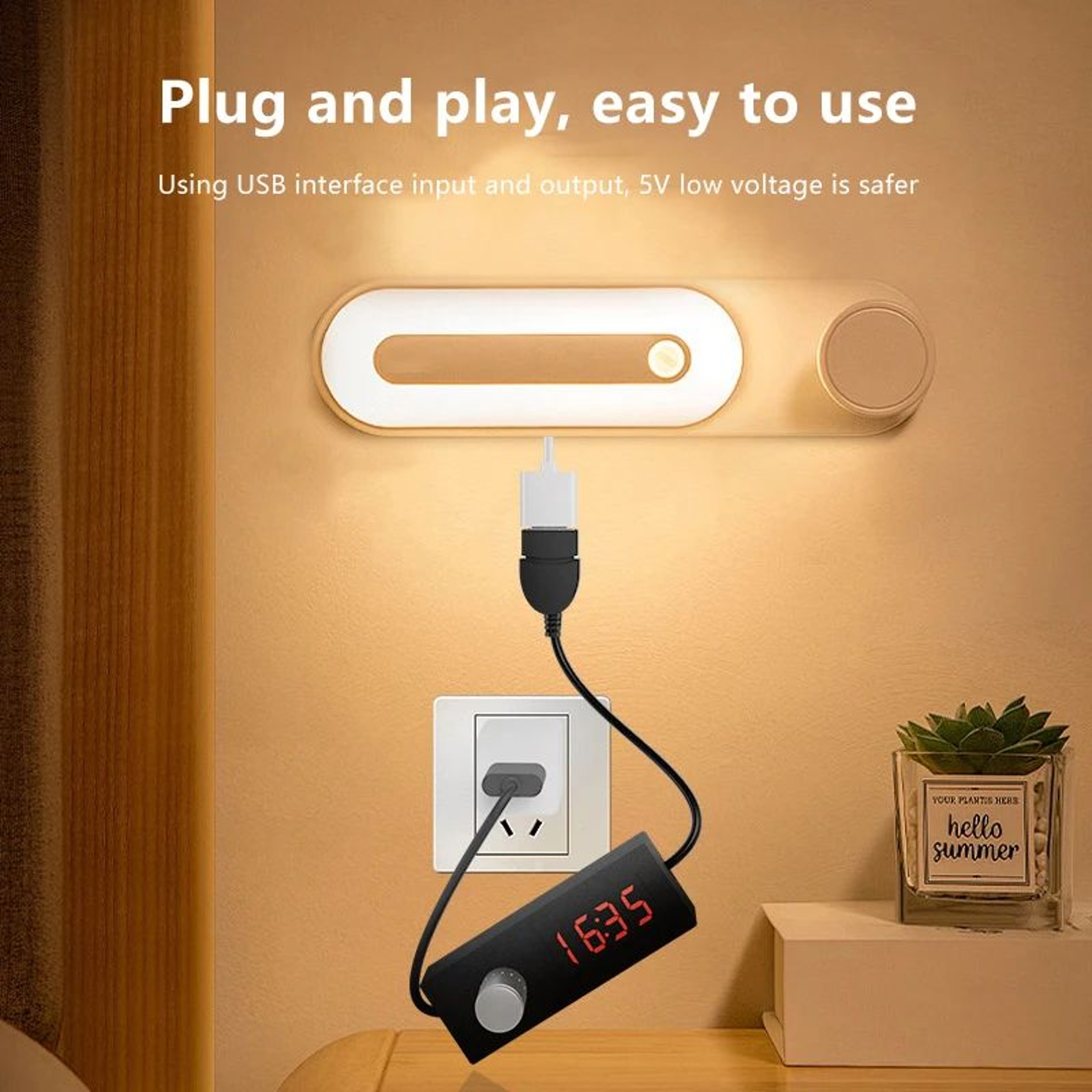 24H Automatic Shutdown Timer  Digital USB Countdown Switch Cable With Adjustable Knob For Home Offi 1