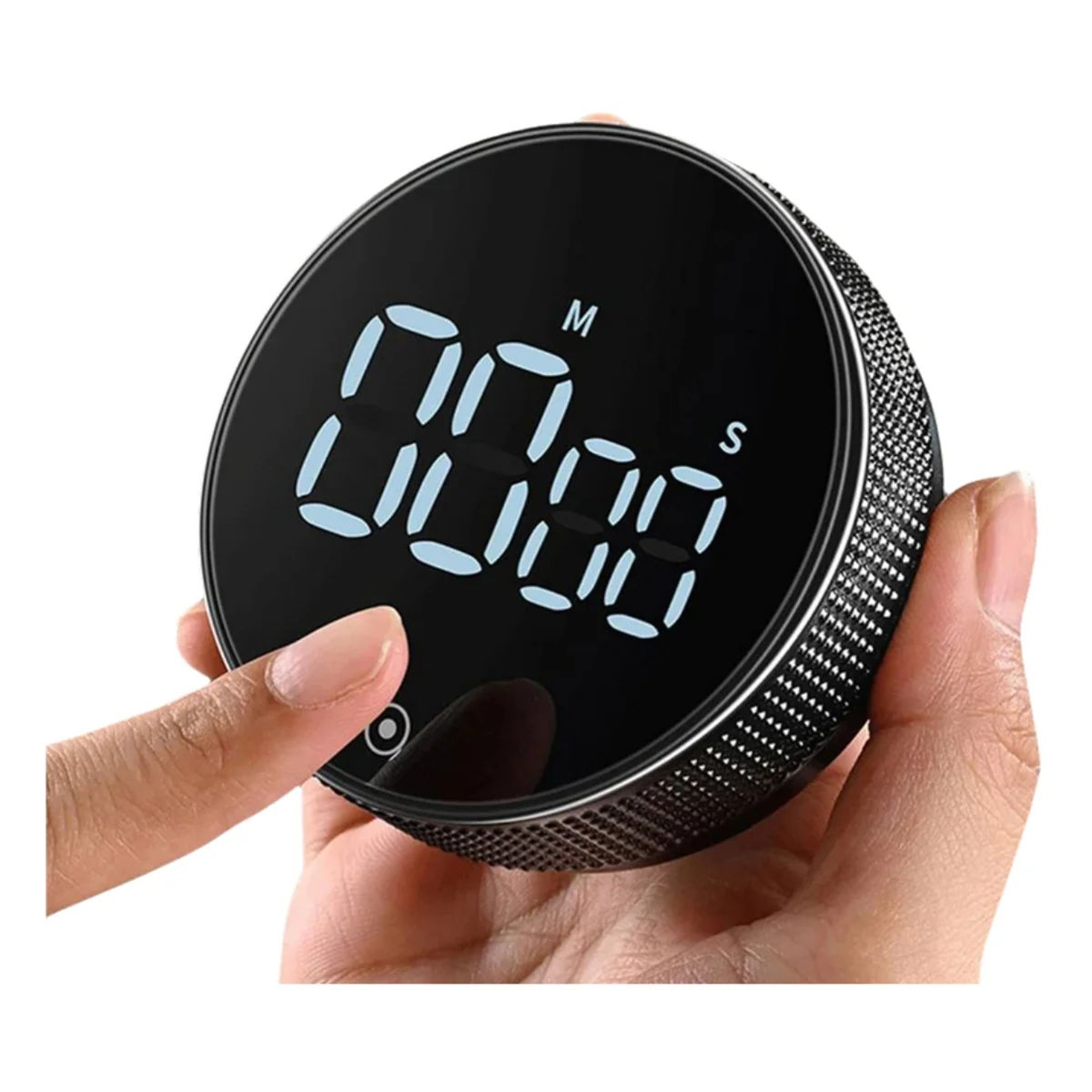 DINRGO Magnetic Kitchen Timer  Digital Rotary Countdown Timer For Cooking Baking Shower Study  Dail 6