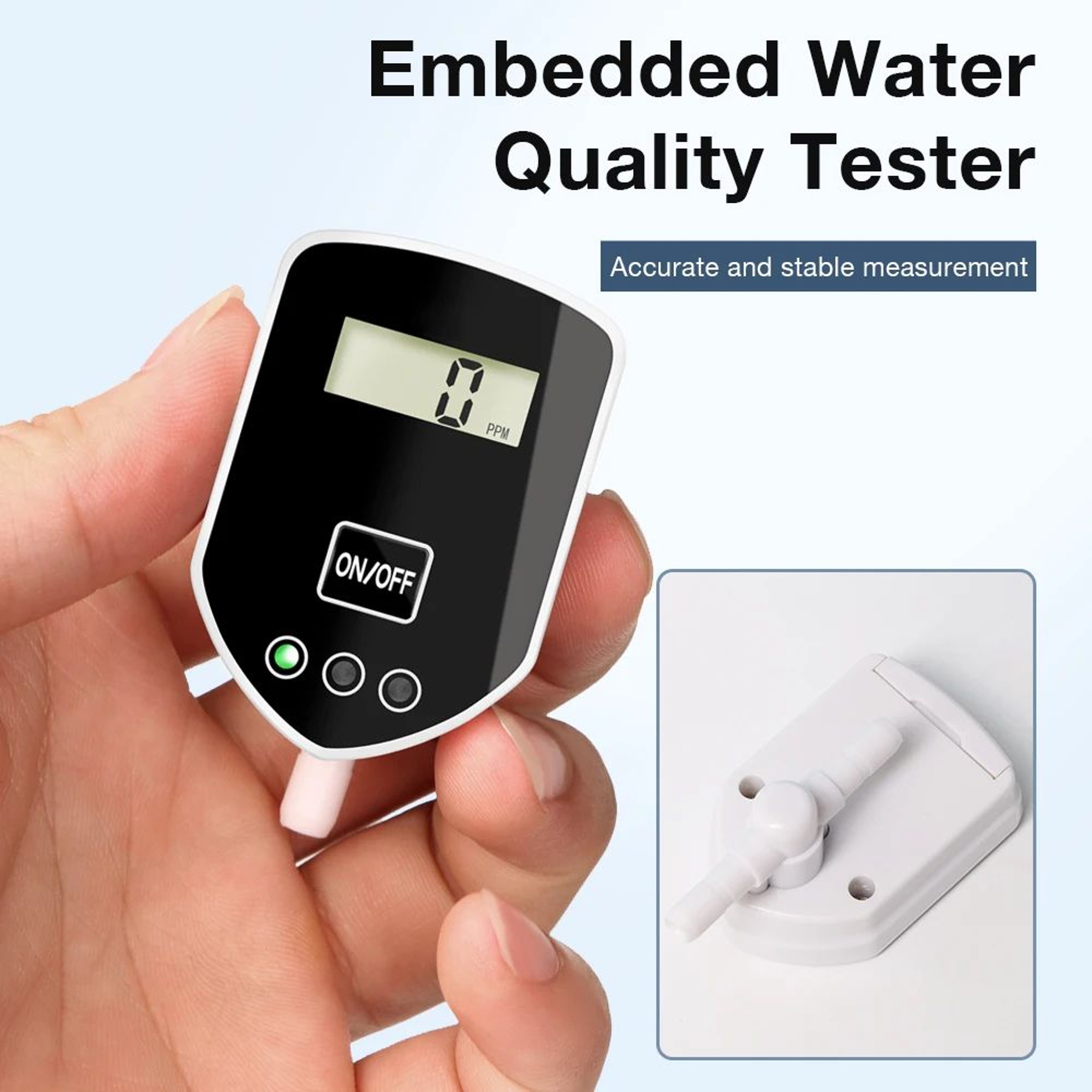 Digital Embedded TDS Water Quality Meter  RealTime 09990PPM Tester For Drinking Water Aquariums  Pu 4