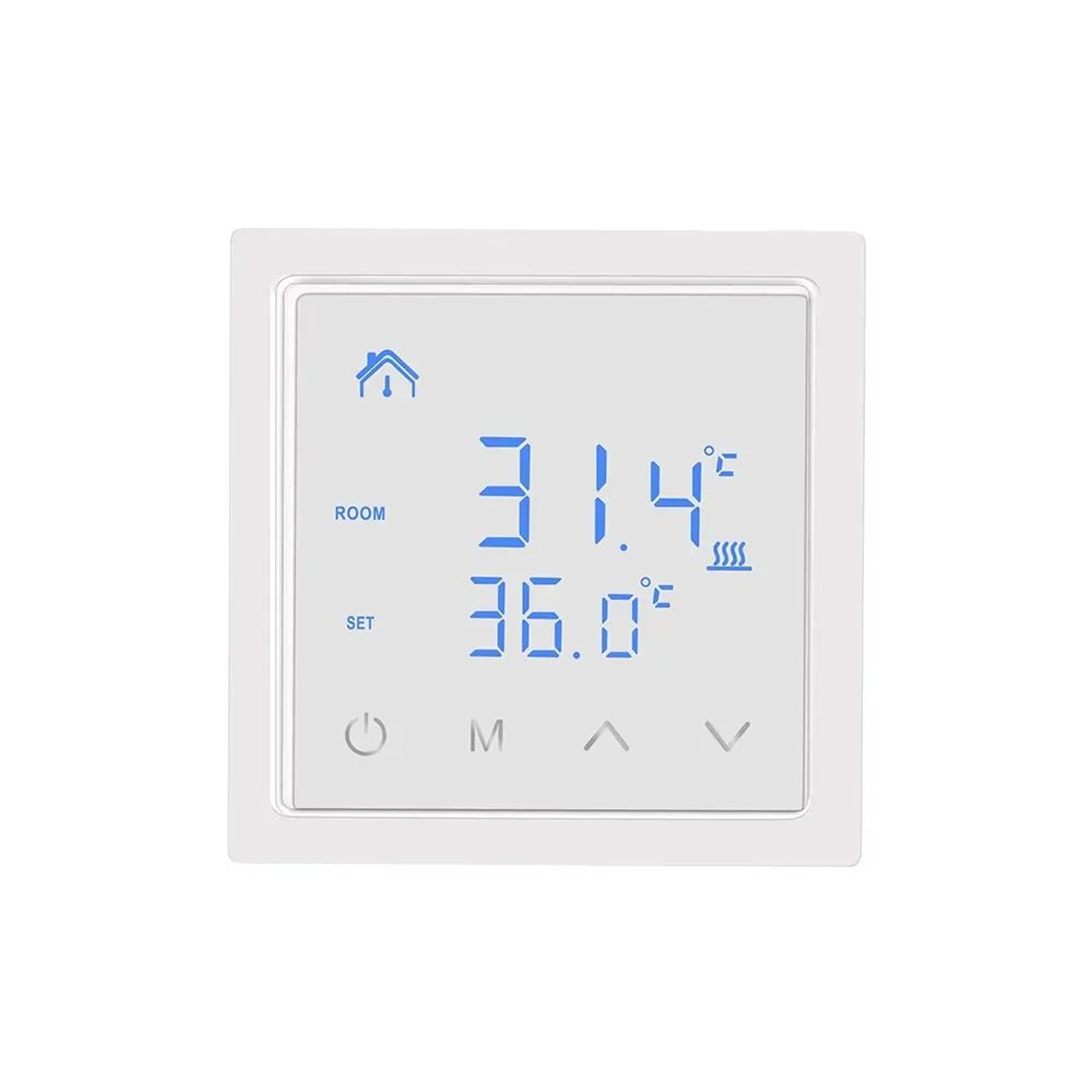 16A Smart Floor Heating Thermostat  LED Touch Screen Temperature Controller With Dual Sensors Child 7