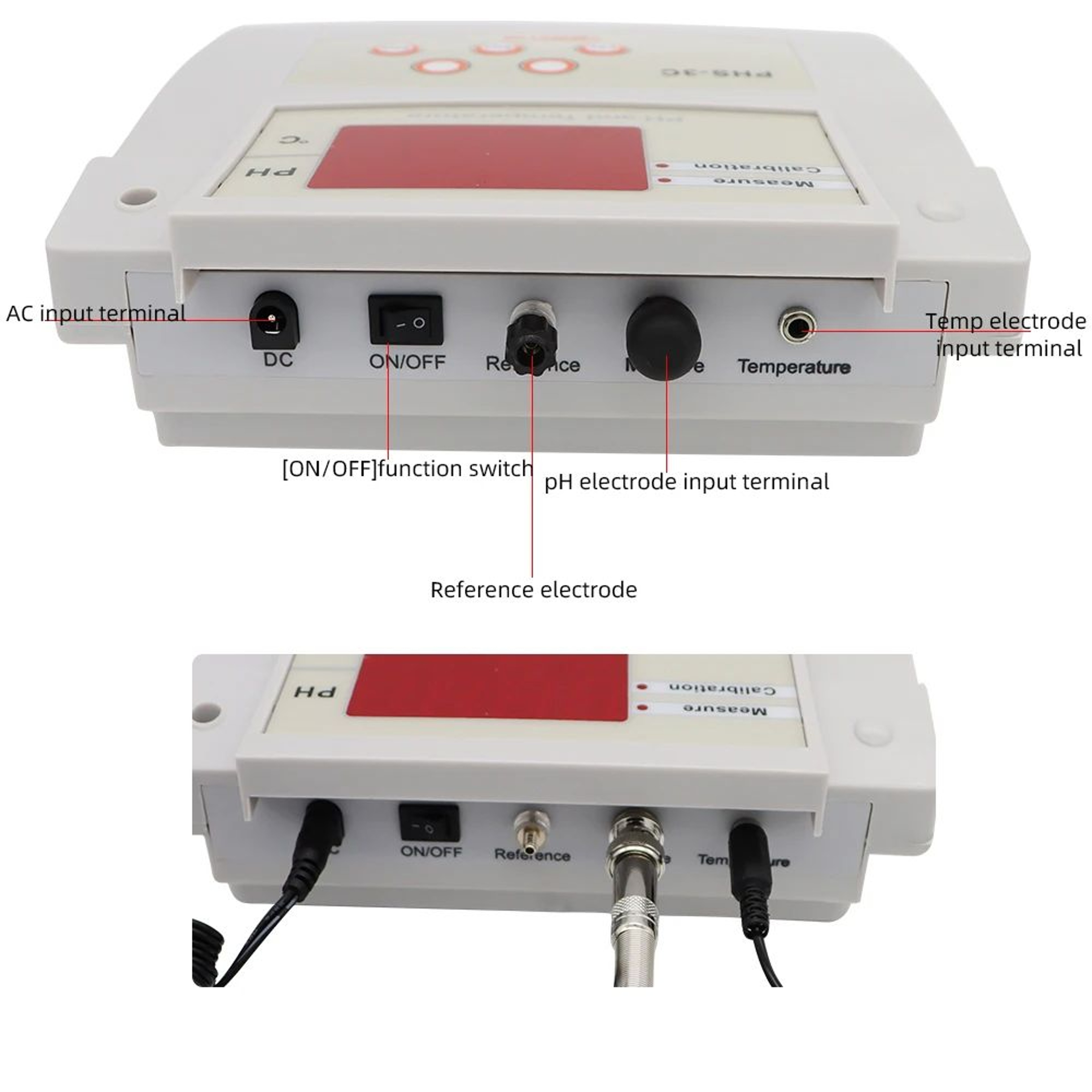 2in1 Digital PH  Temperature Meter  001 PH Desktop Water Quality Tester With Auto Calibration  EU P 2