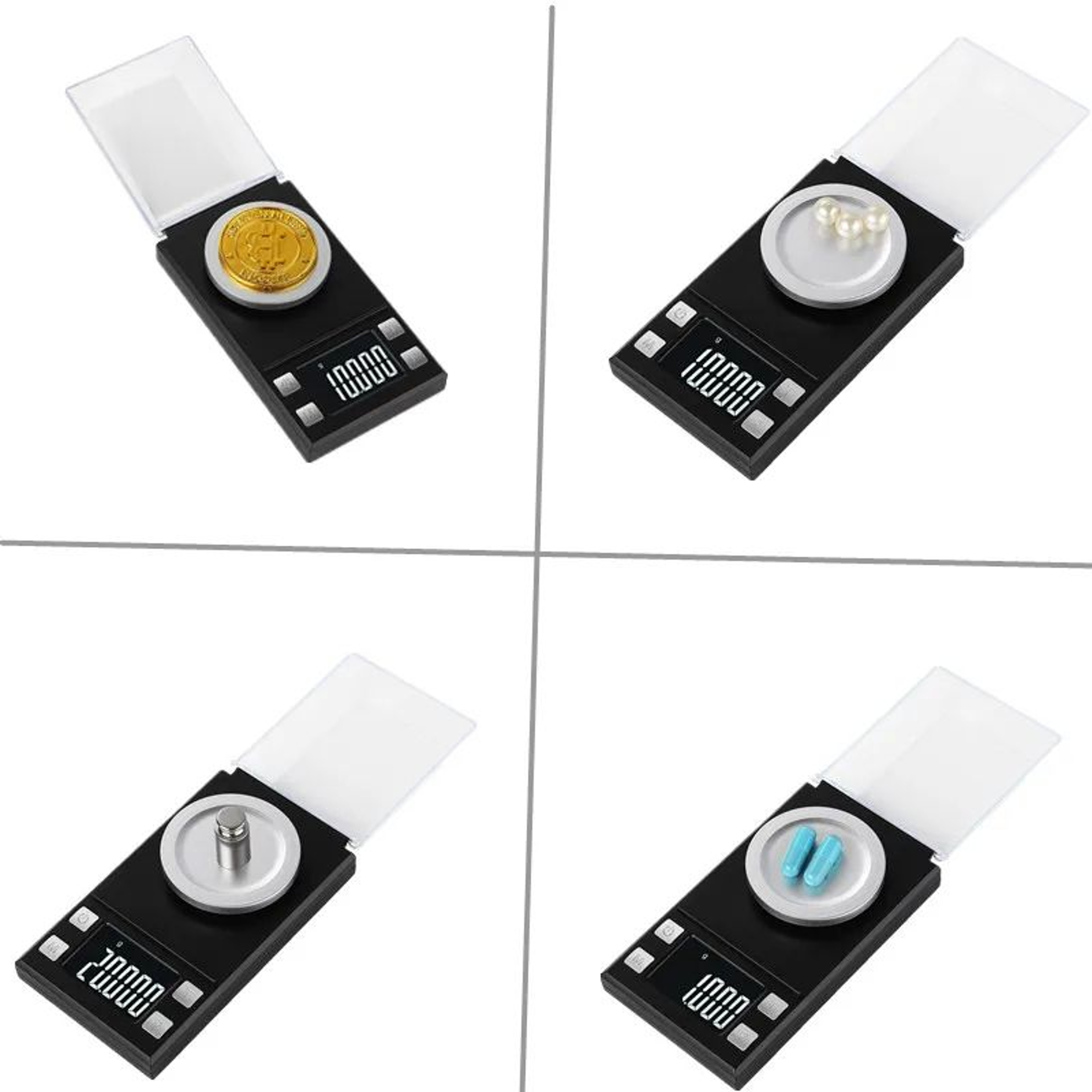 0001g Mini Digital Pocket Scale  High Accuracy 20g 50g 100g Jewelry Gold Herb Lab Gram Weight Balan 4