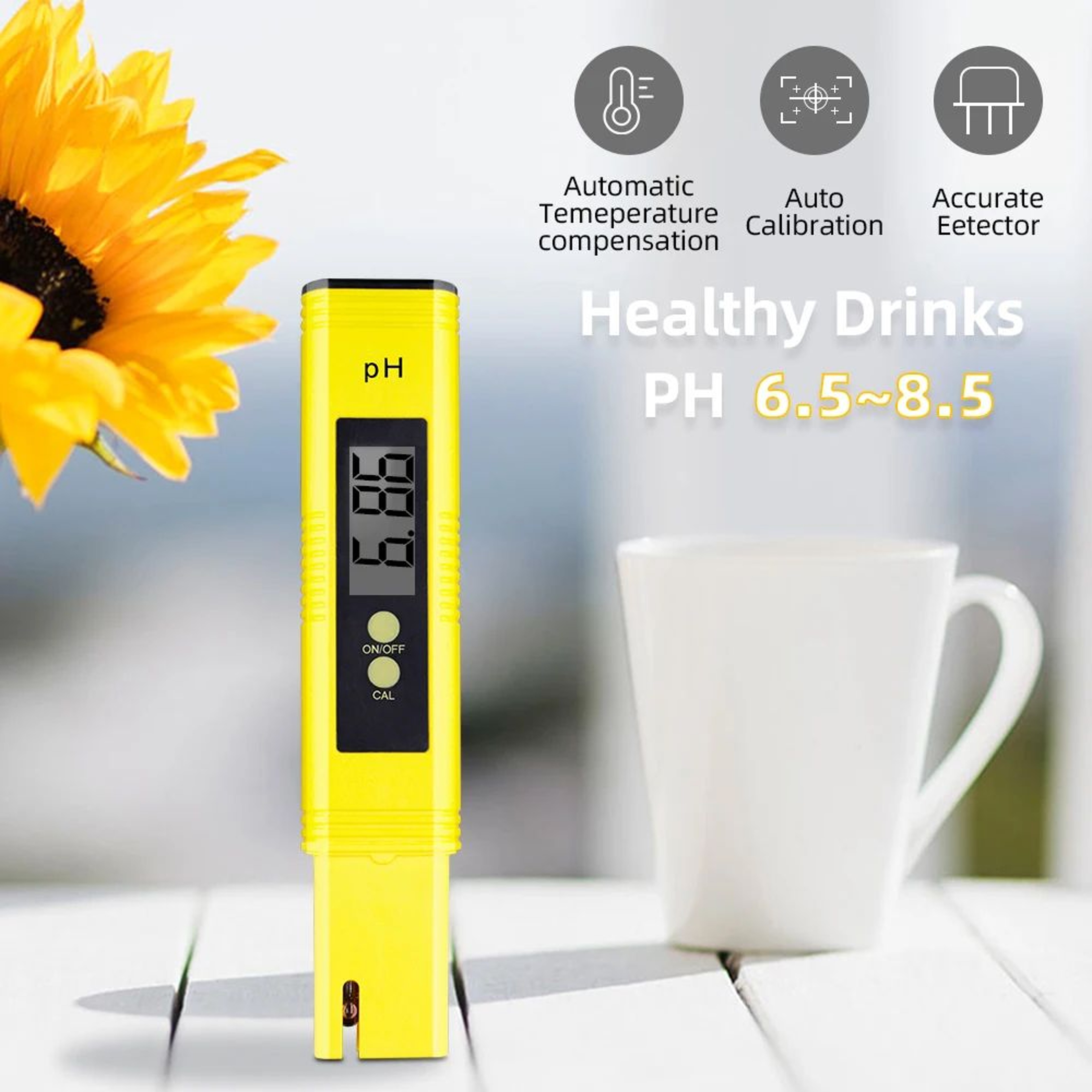 Digital PH  TDS Water Quality Tester Set  001 PH Auto Calibration Titanium Probe Meter For Aquarium 4
