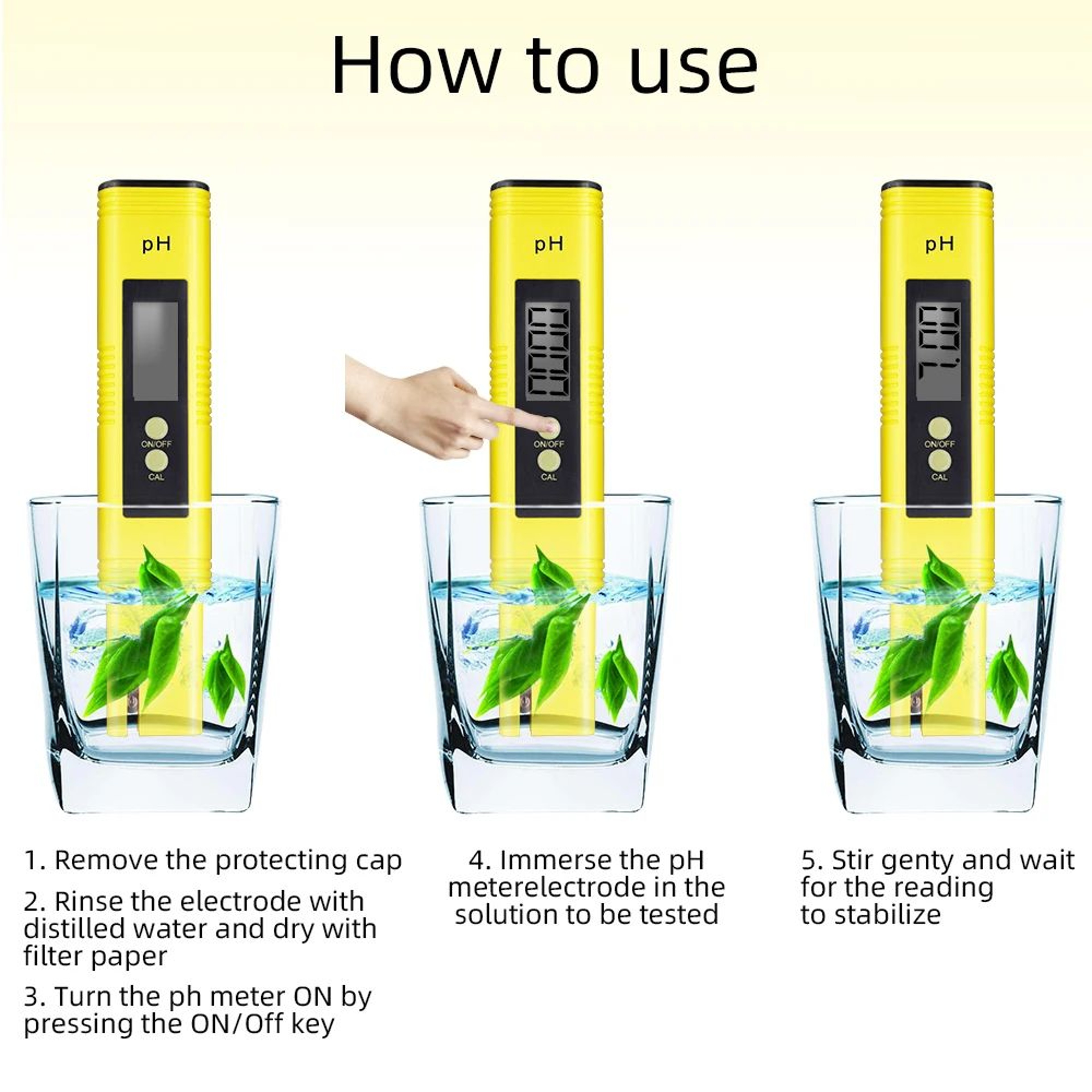 Digital PH  TDS Water Quality Tester Set  001 PH Auto Calibration Titanium Probe Meter For Aquarium 3