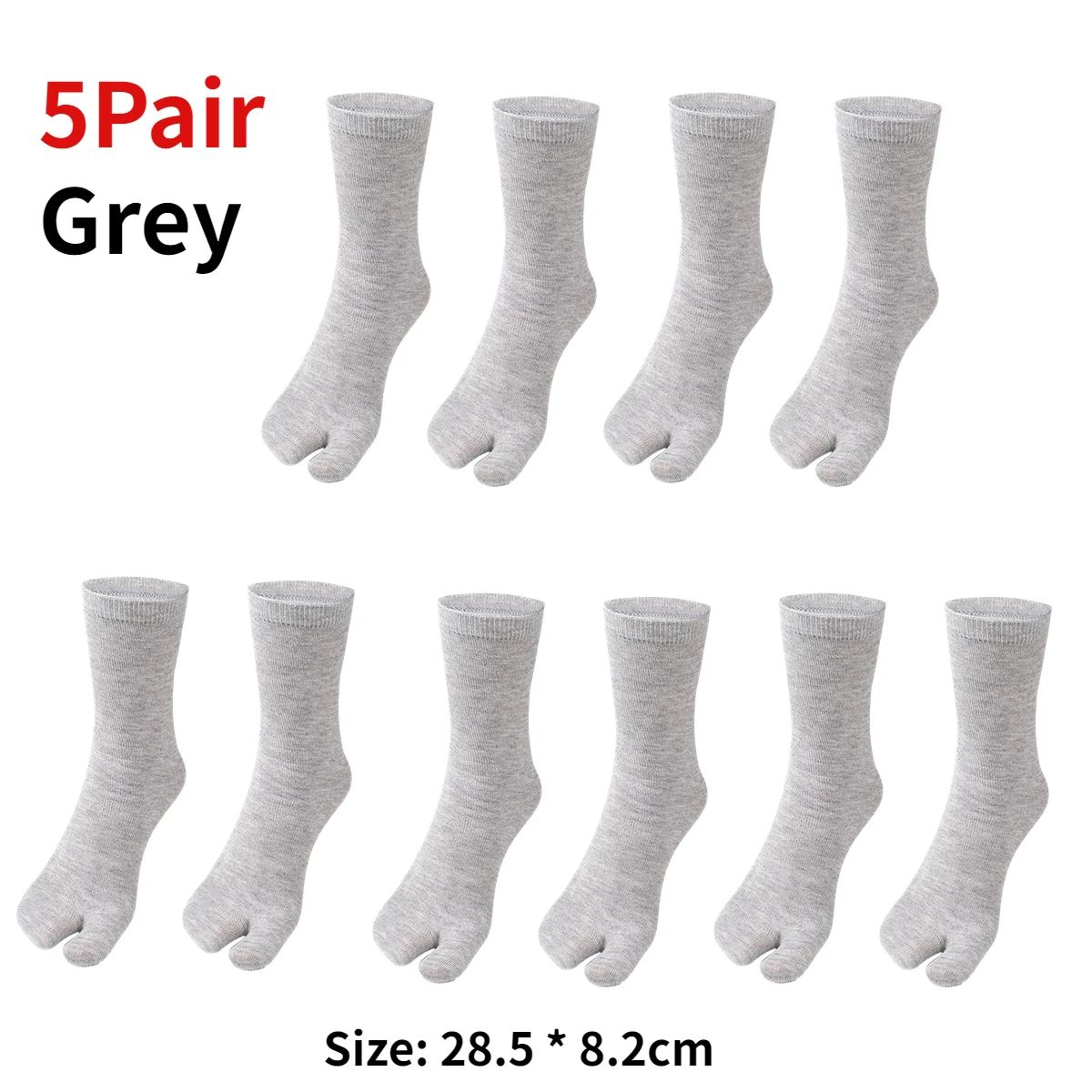 Japanese Split Toe Socks  Unisex Tabi TwoToe Socks For Flip Flops Sandals Kimono  Daily Wear 15 Pai 18