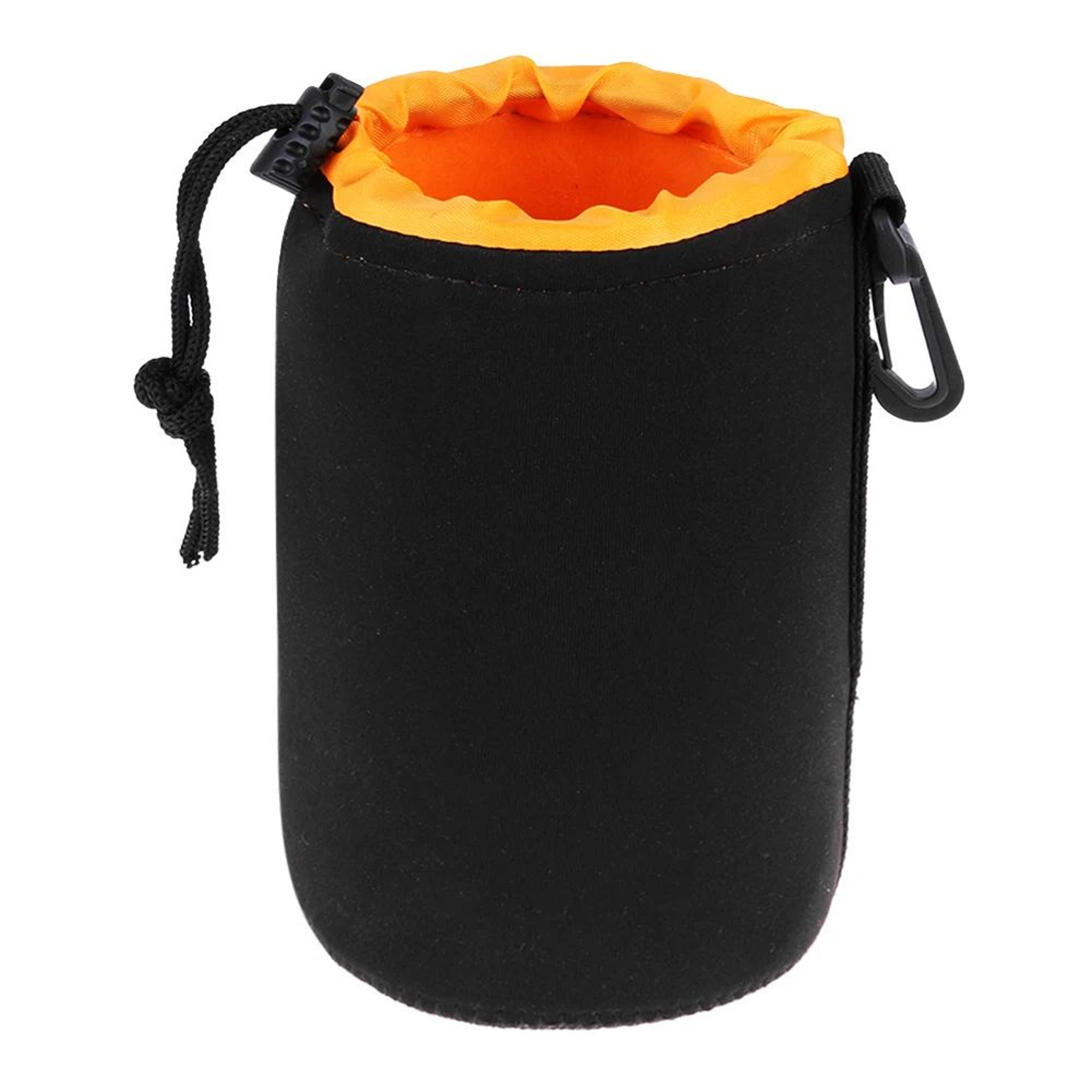 Waterproof Neoprene Camera Lens Pouch  Shockproof Soft Protective Case With Drawstring  Clip For DS 12