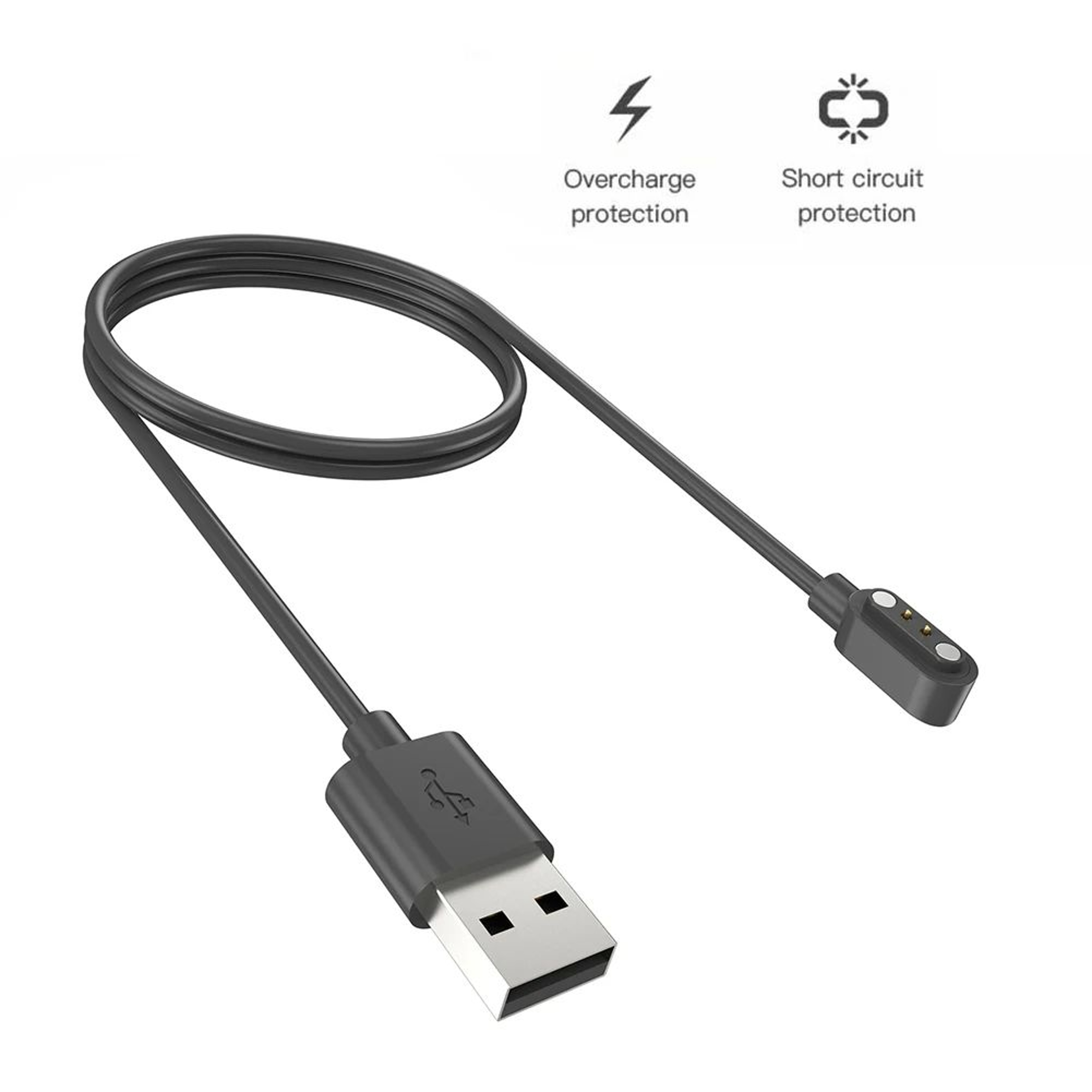 394 In Magnetic USB Charging Cable  Fast Stable Charger Dock Power Cord For Kieslect KS Pro Smartwa 4