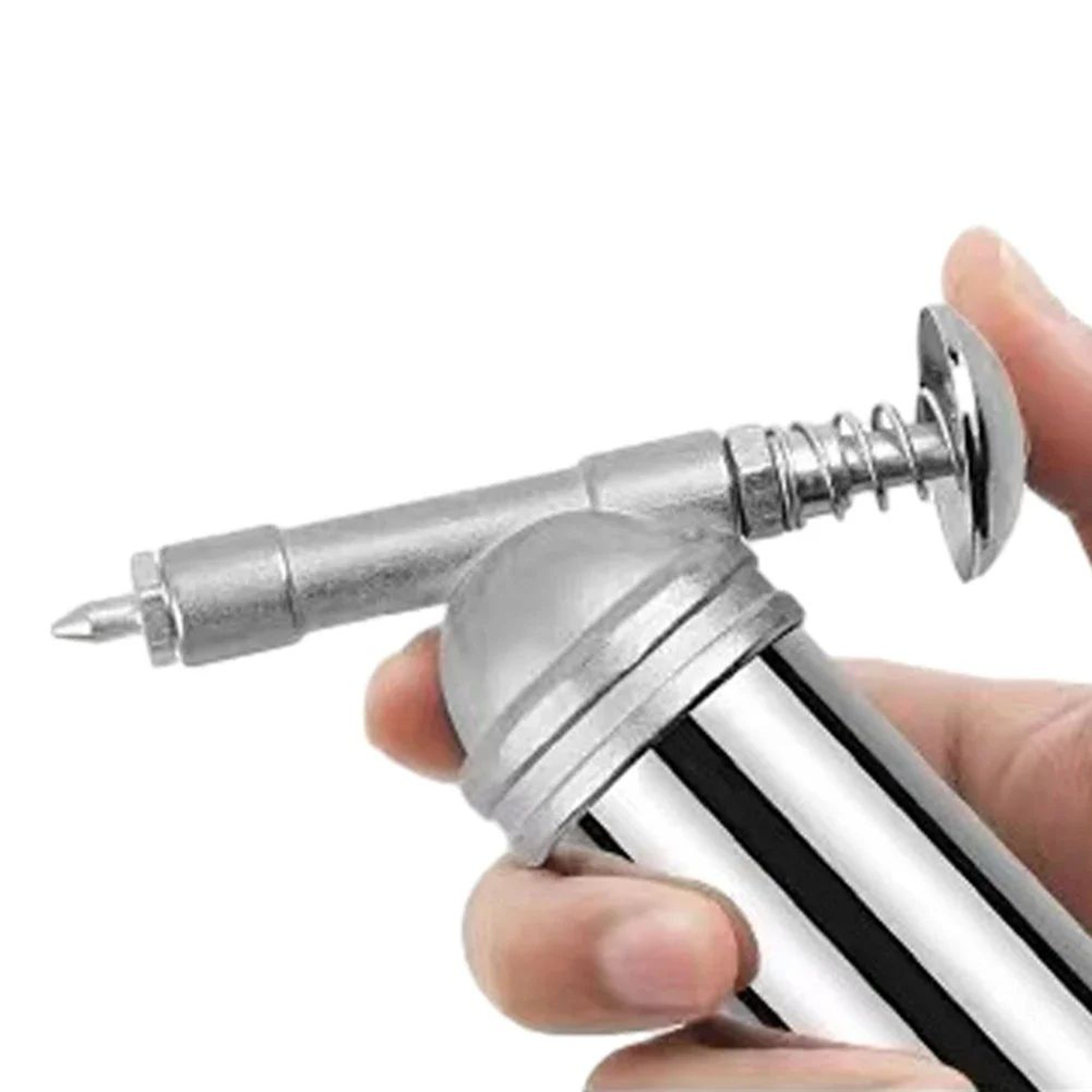 80cc Mini Grease Gun  1000 PSI Handheld High Pressure Oiler With Needle Nozzle For Automotive Tools 2
