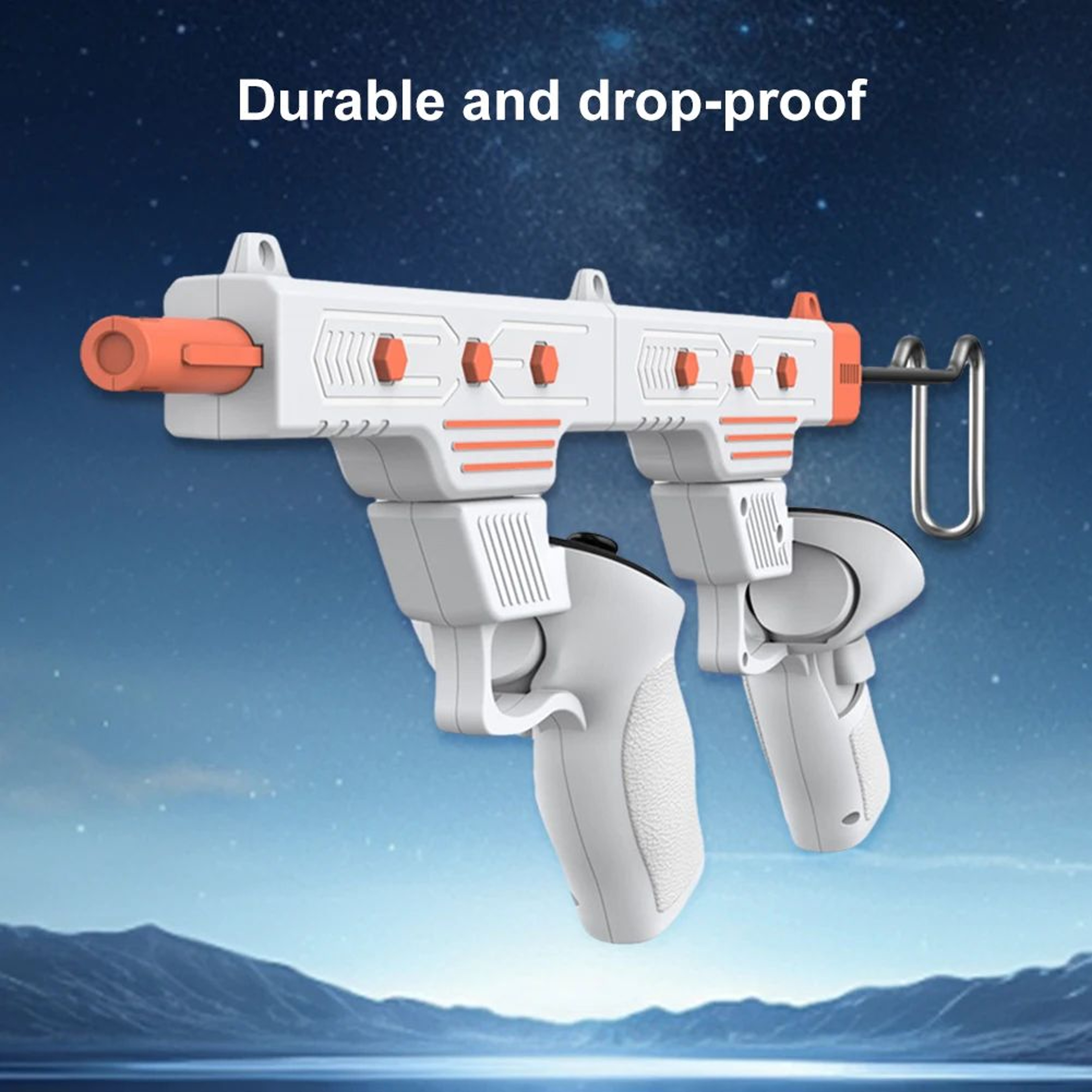 VR Gun Stock  Rifle Adapter Shooting Controller Handle With Precision Grip For Meta Quest 3 And Que 4