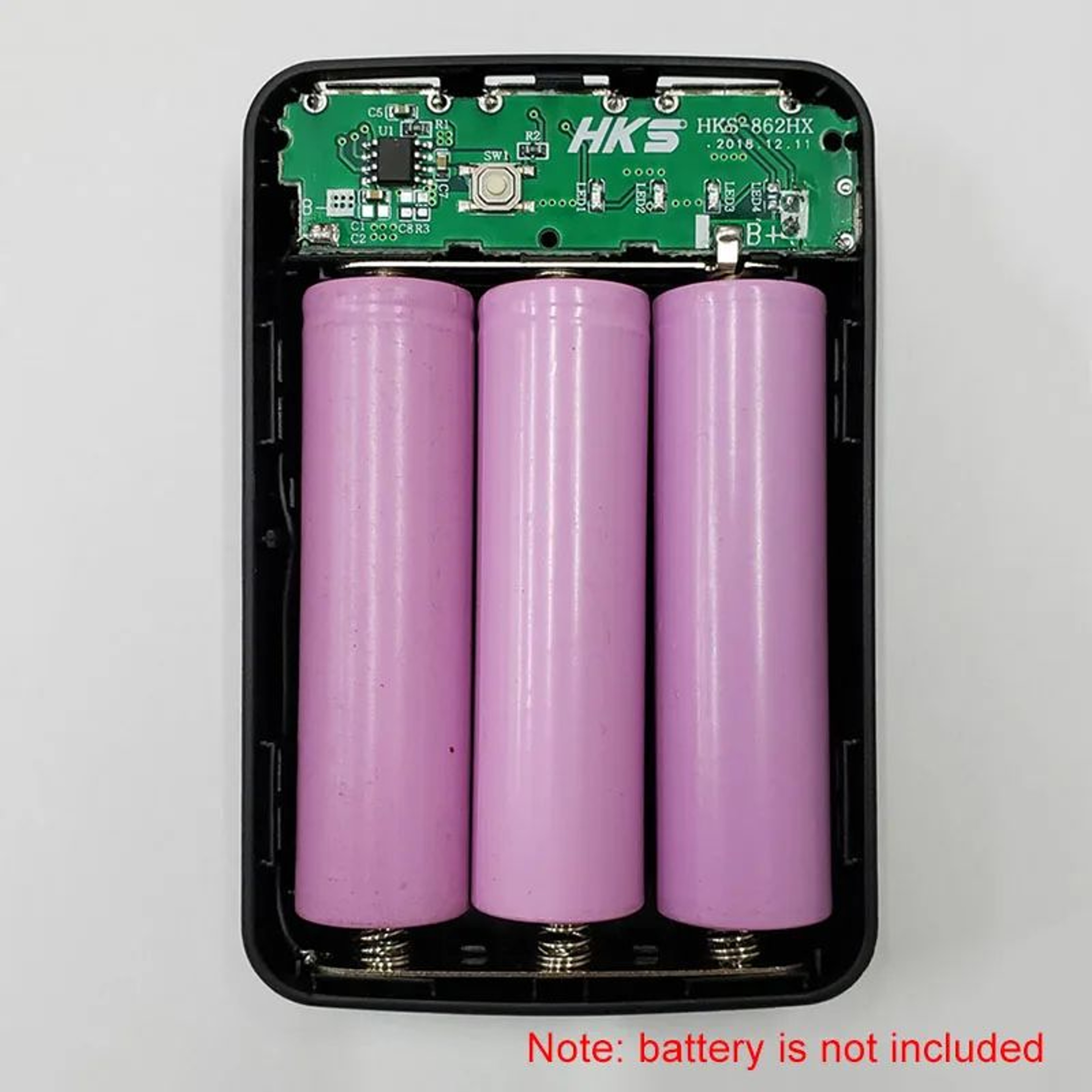 DIY 18650 Power Bank Box  Solderless 3Cell Rechargeable USB Battery Charger Case For Phones Tablets 2