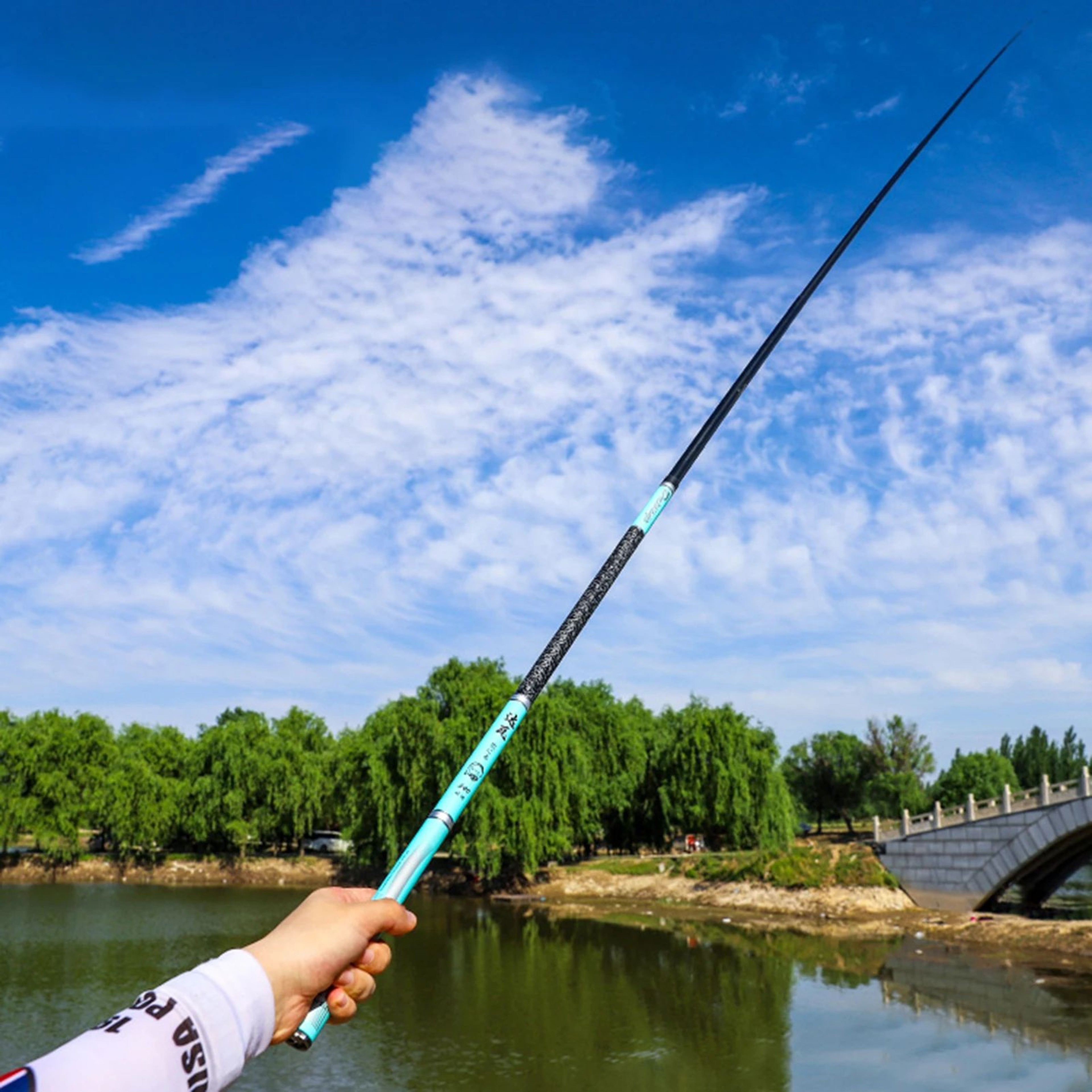 Carbon Stream Fishing Rod  Lightweight Telescopic Pole With NonSlip Handle For Camping  Outdoor Ang 1