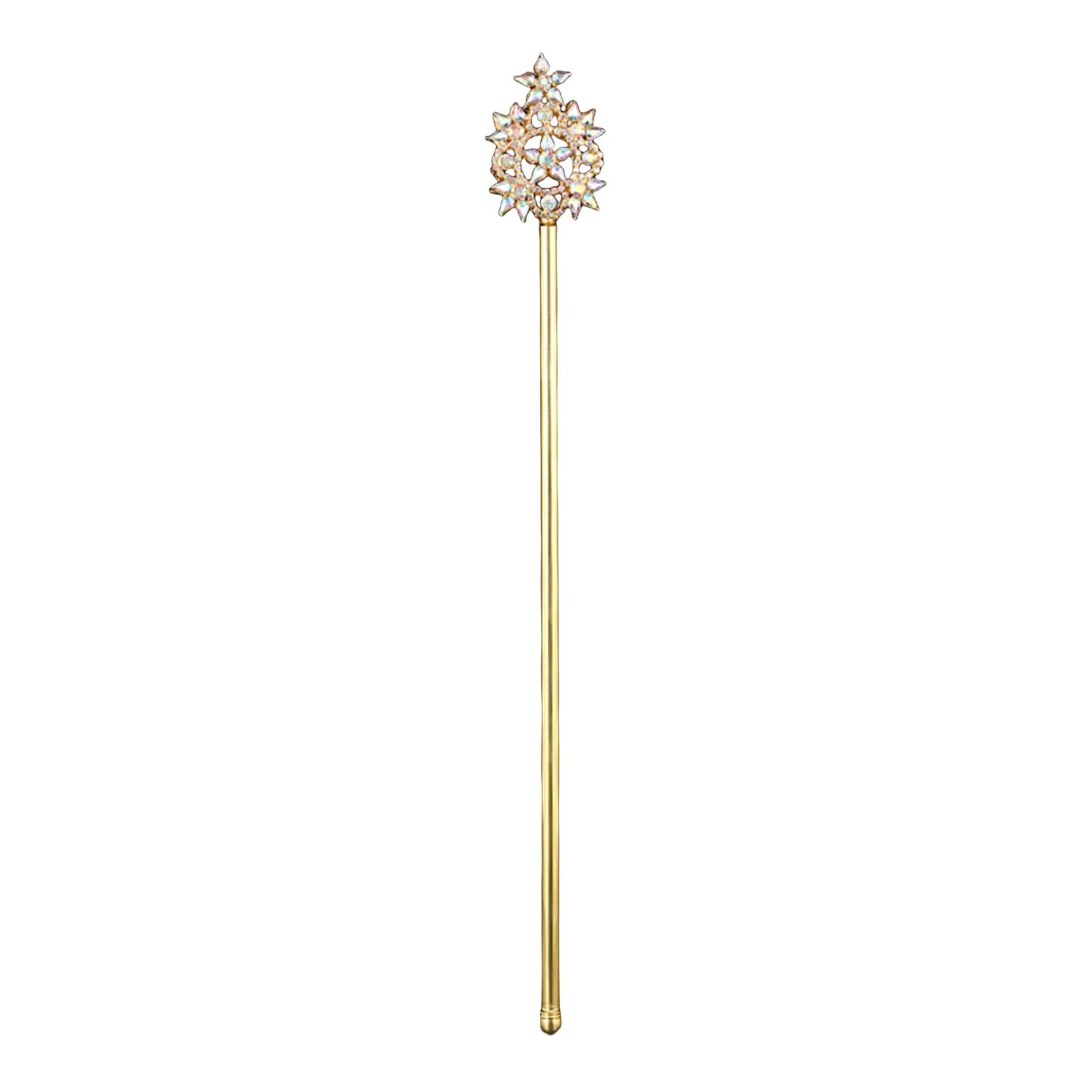 Rhinestone Princess Wand  Sparkling Crown Fairy Scepter For Weddings Pageants Costumes  Party Favor 6