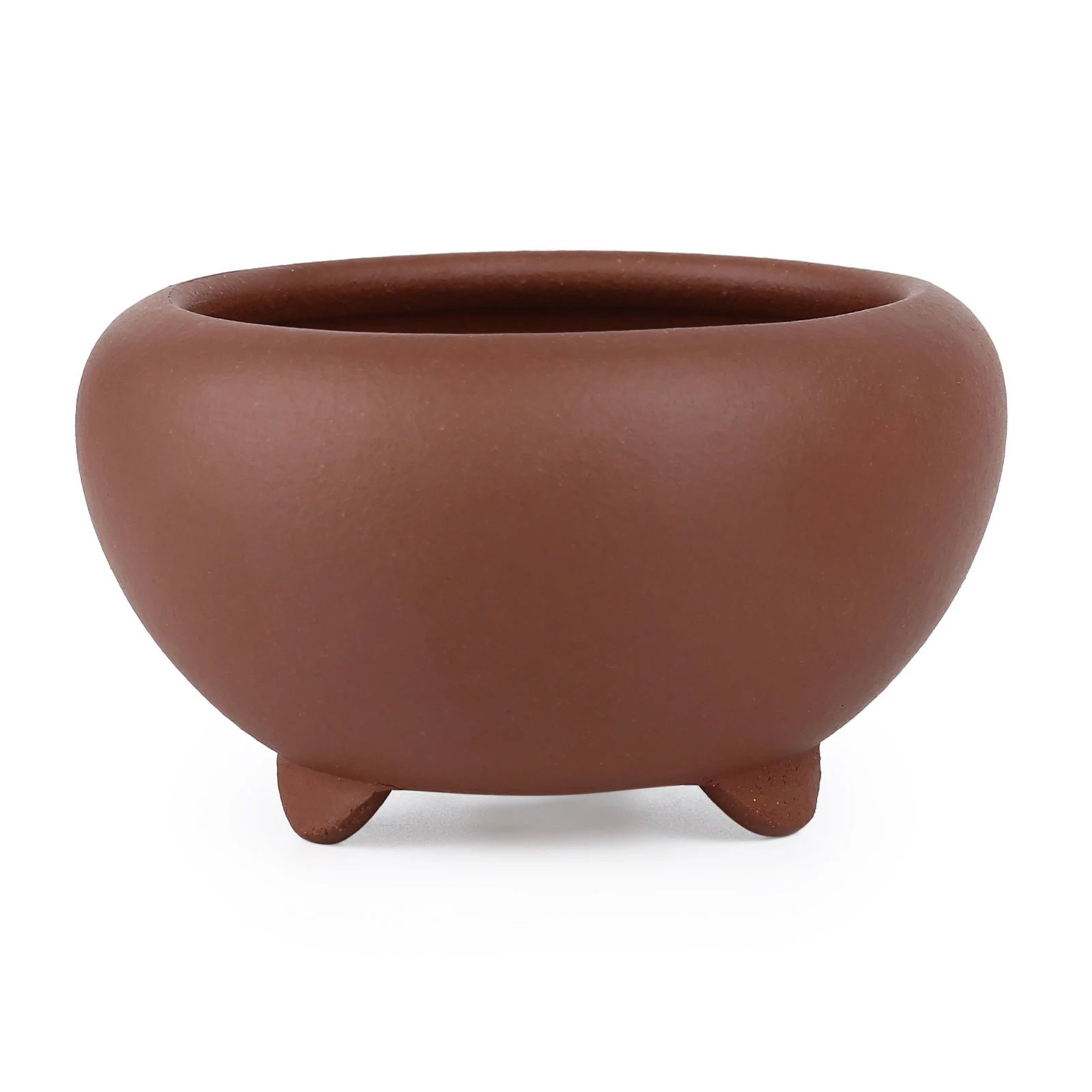 Sandstone Succulent Planter  339 X 197 In Round Mini Flower Pot With Drainage Hole For Bonsai Indoo 8