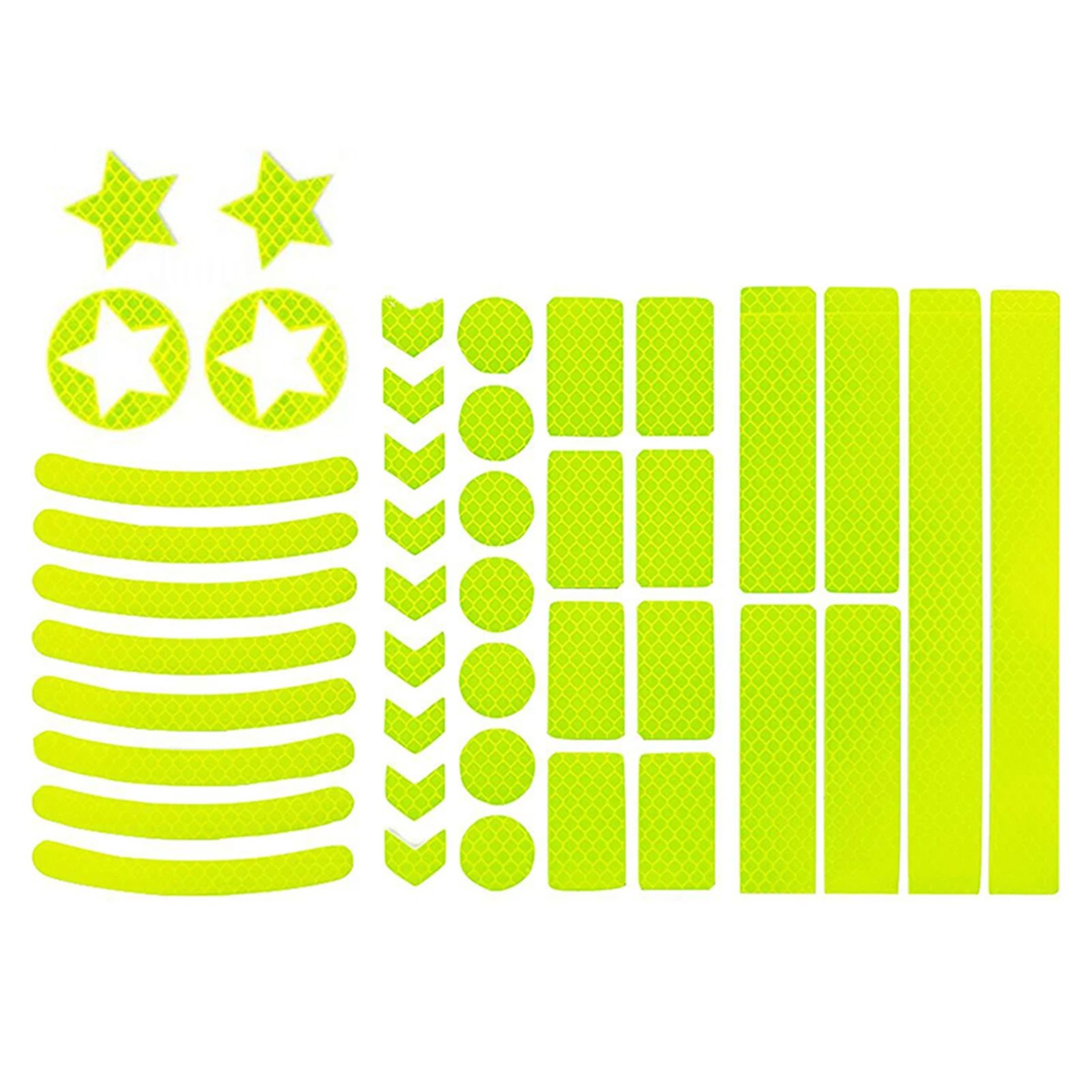 Fluorescent Reflective Warning Tape  Adhesive AntiCollision Safety Stickers For Car Bike Stairs Wal 7
